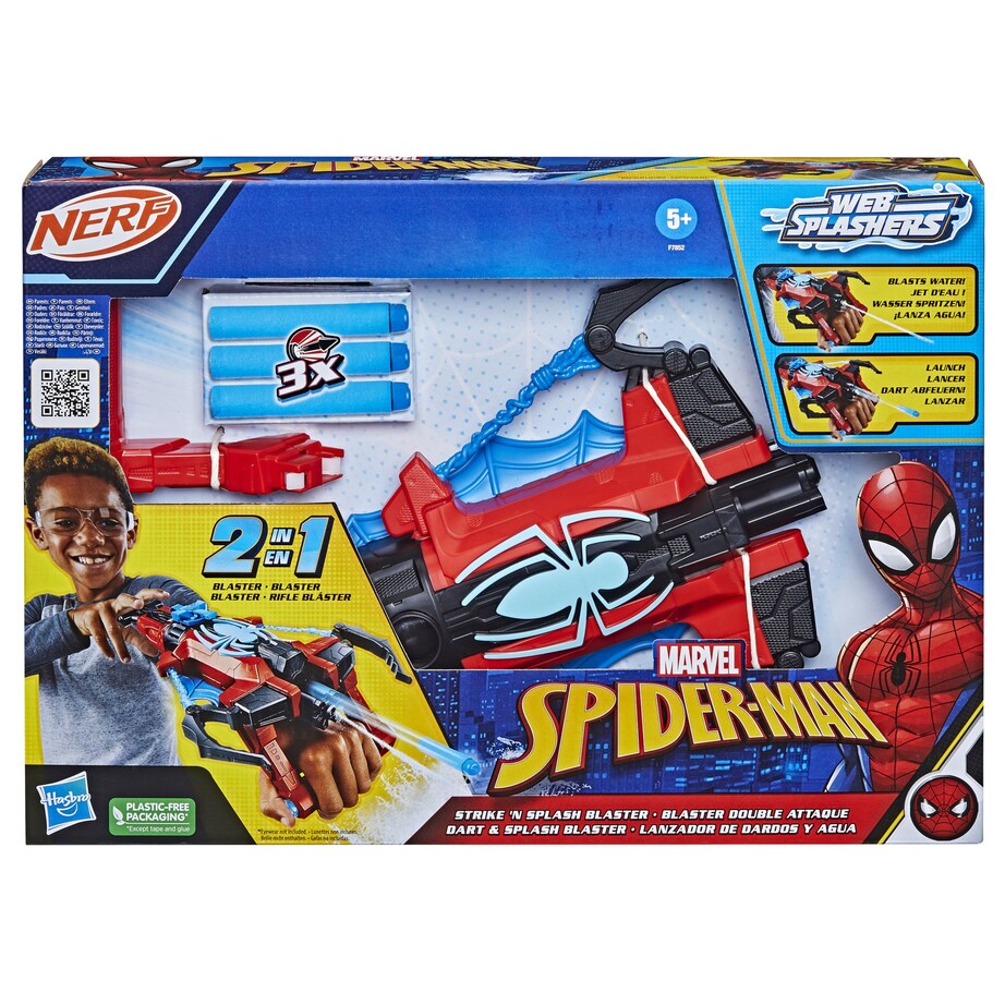 Spider-Man Strike 'N Splash Nerf Blaster MULTI Image 11