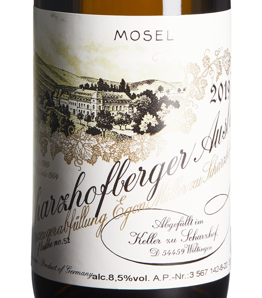 Egon Muller Scharzhofberger Riesling Auslese Blanc 2019 (37.5cl) - Mosel, Germany Image 2