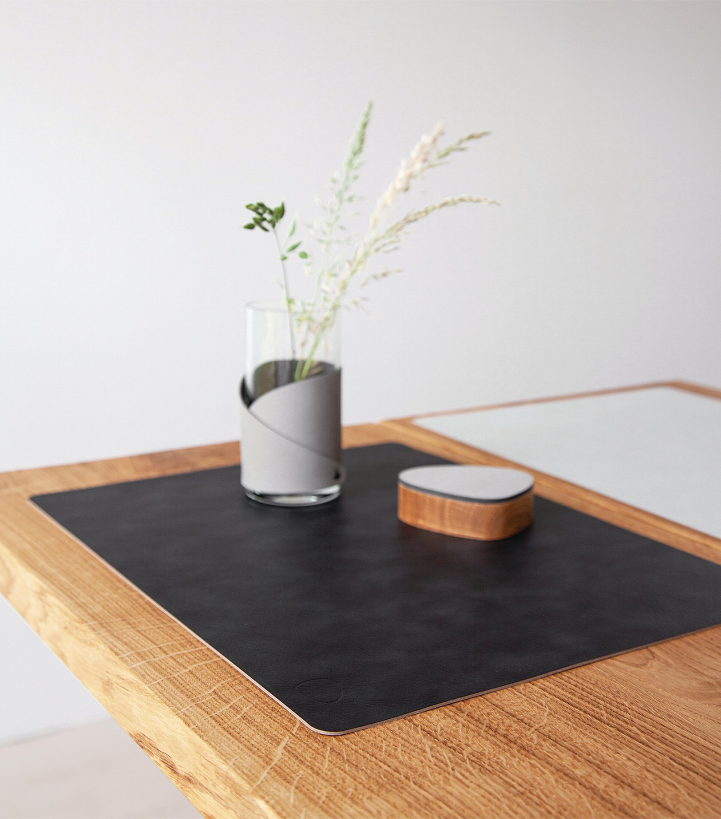 Double Cloud Table Mat (Set of 4) BLACK/METALLIC Image 3