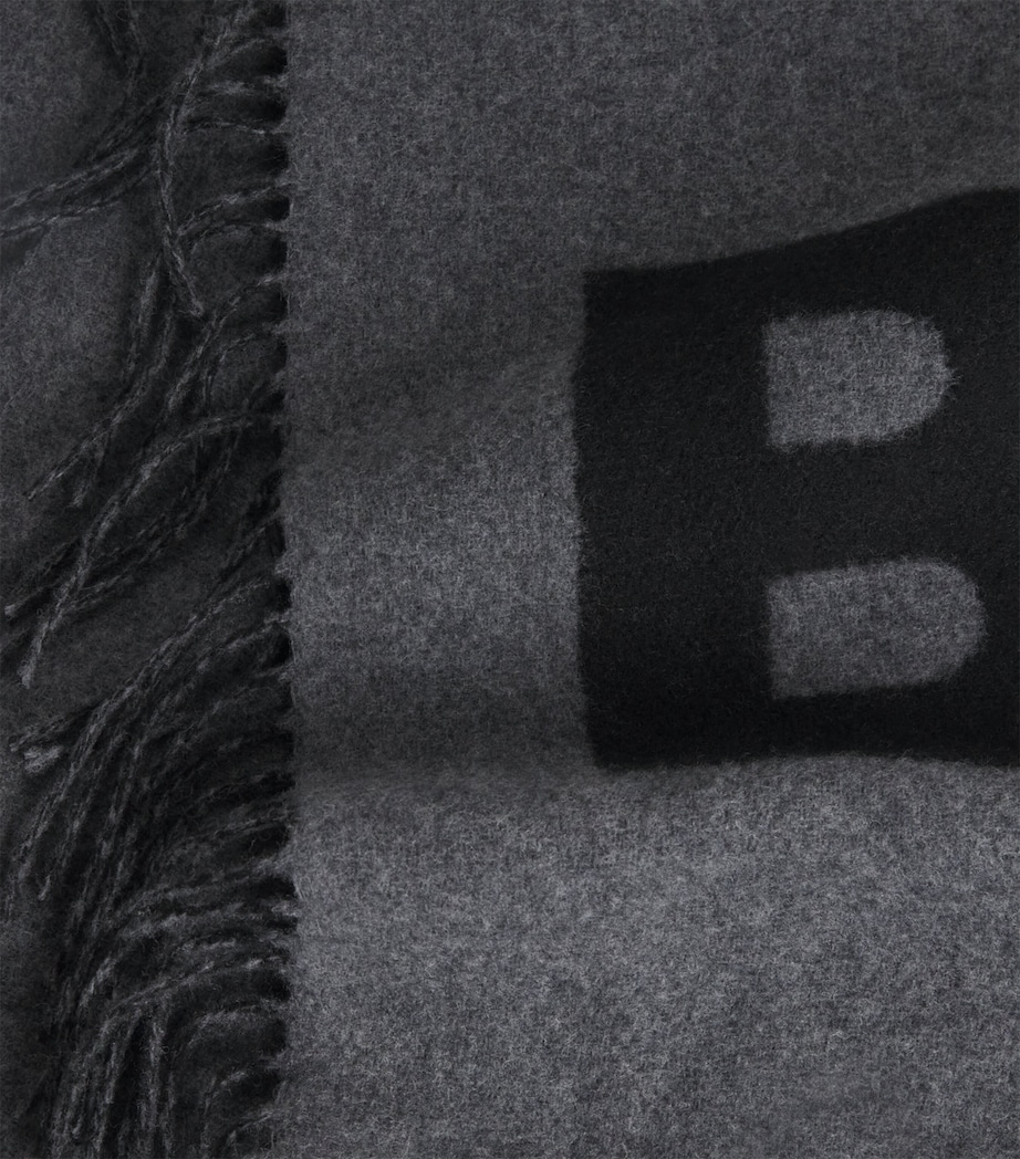 Wool-Blend Rikard Scarf 032MEDIUM GREY Image 4