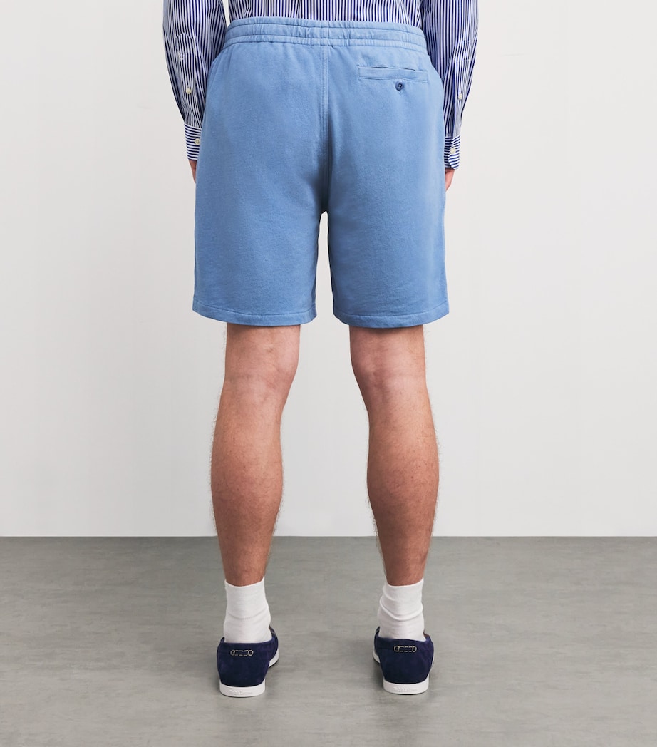 Polo Ralph Lauren Mens Cotton Terry Shorts Blue Image 4