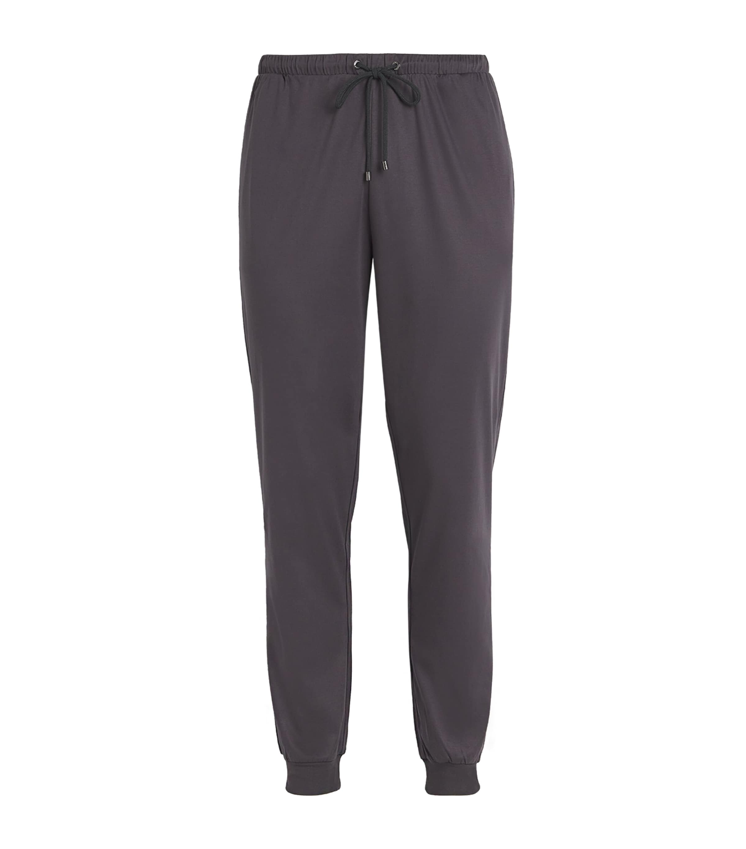 Zimmerli Sea Island Cotton Lounge Trousers In Grey