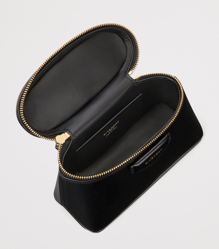 Leather Antigona Vanity Top-Handle Bag BLACK Image 5