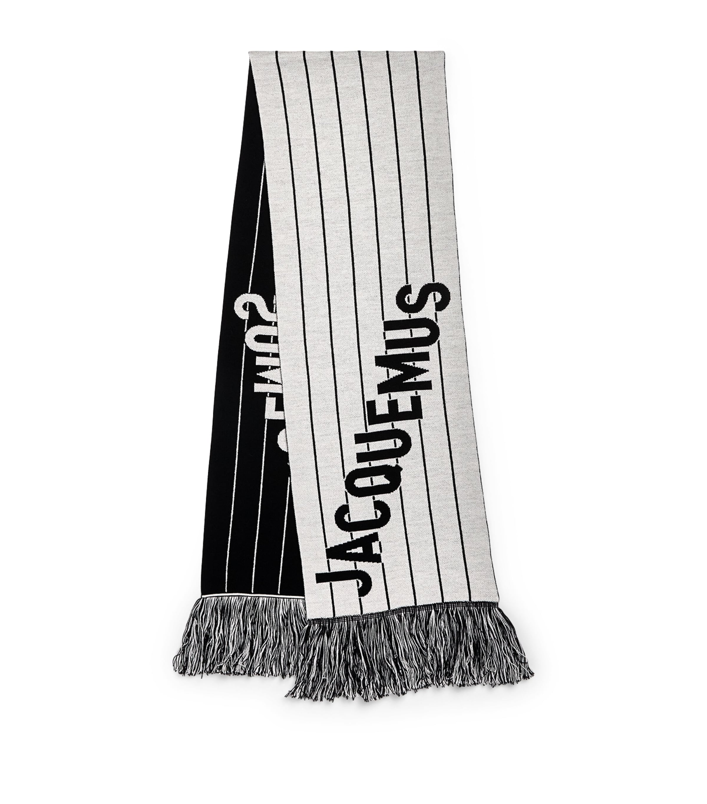 Jacquemus Merino-blend Logo Liga Scarf