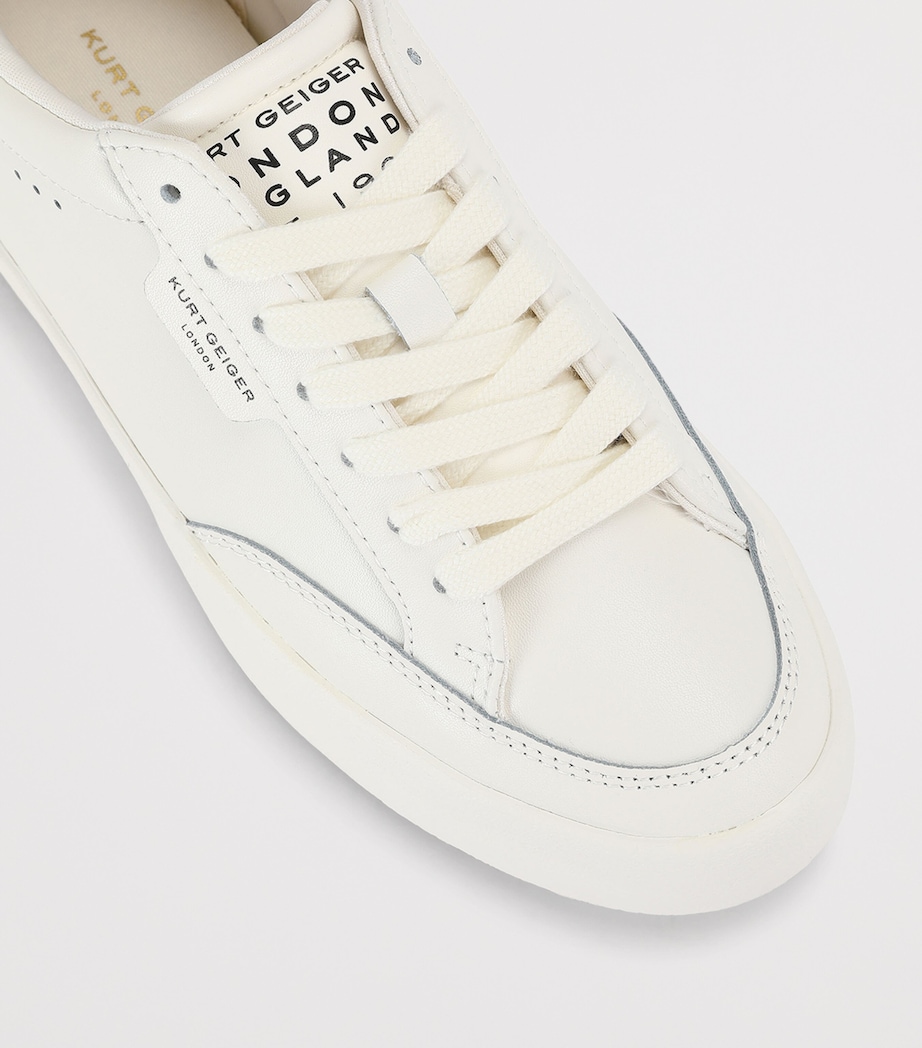 Kurt Geiger London Leather London Sneakers White/blk Image 2