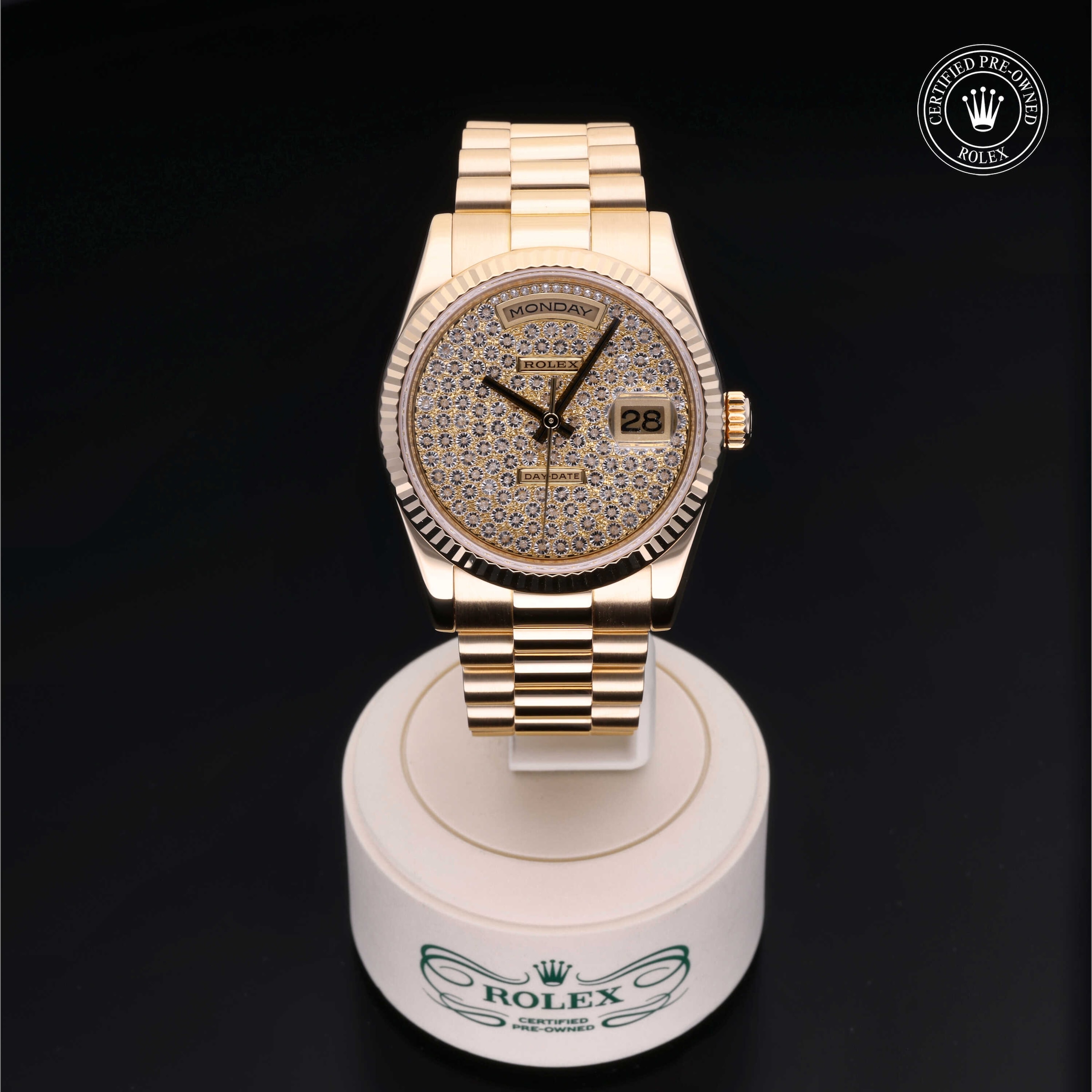 Model image: rolex-certified-pre-owned-Day-Date-36mm-18ct Yellow Gold-2010s-M118238-0097 thumbnail 1