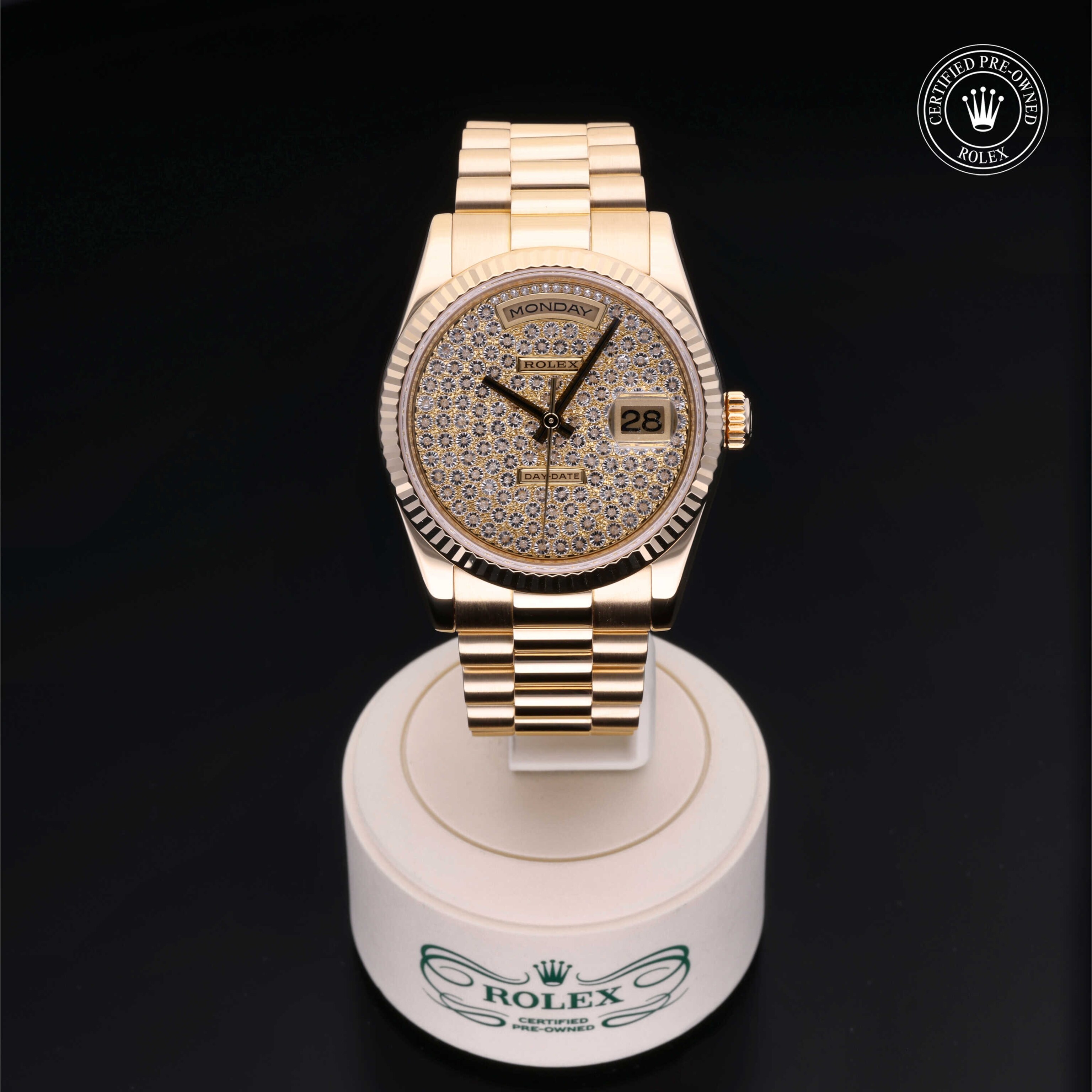 Model image: rolex-certified-pre-owned-Day-Date-36mm-18ct Yellow Gold-2010s-M118238-0097 thumbnail 1