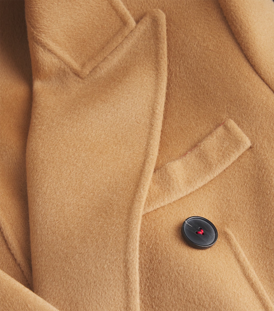 Wool-Cashmere Double-Faced Coat 44 CAMEL Image 5