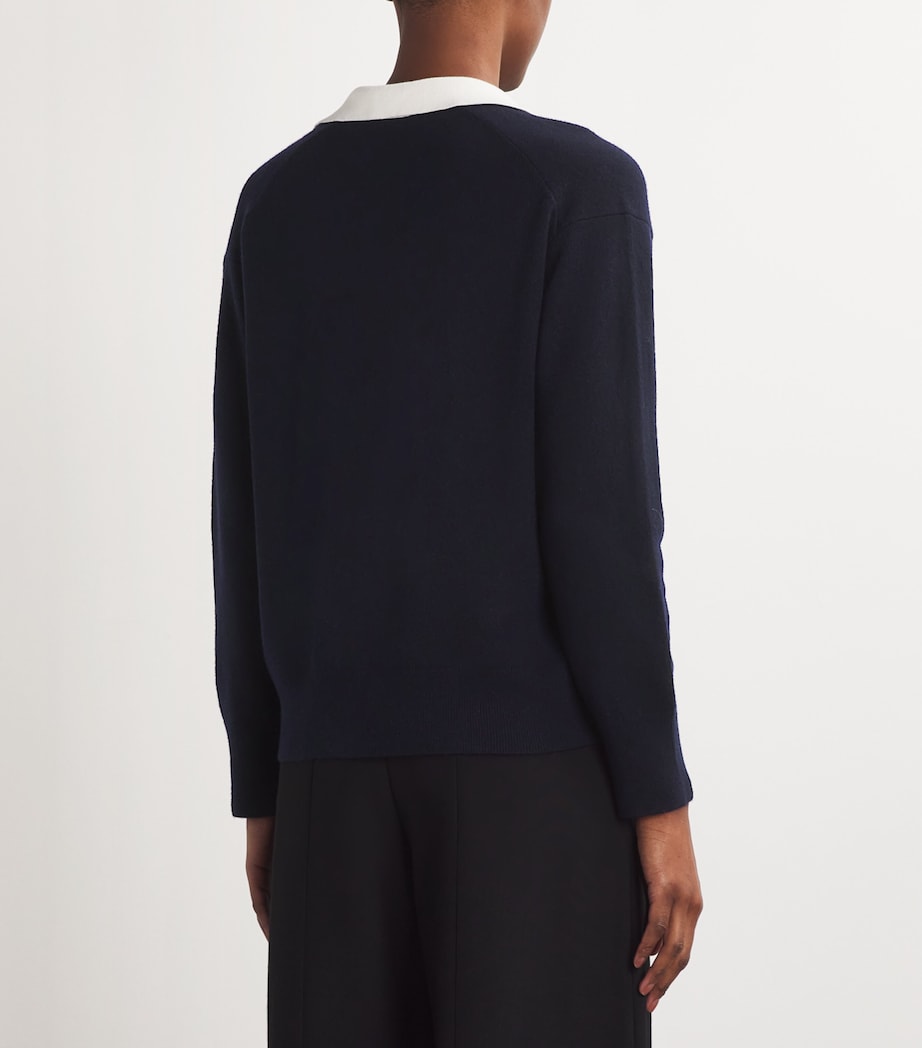 Cotton Polo Shirt 967COW CSTL/OFFWHT Image 4