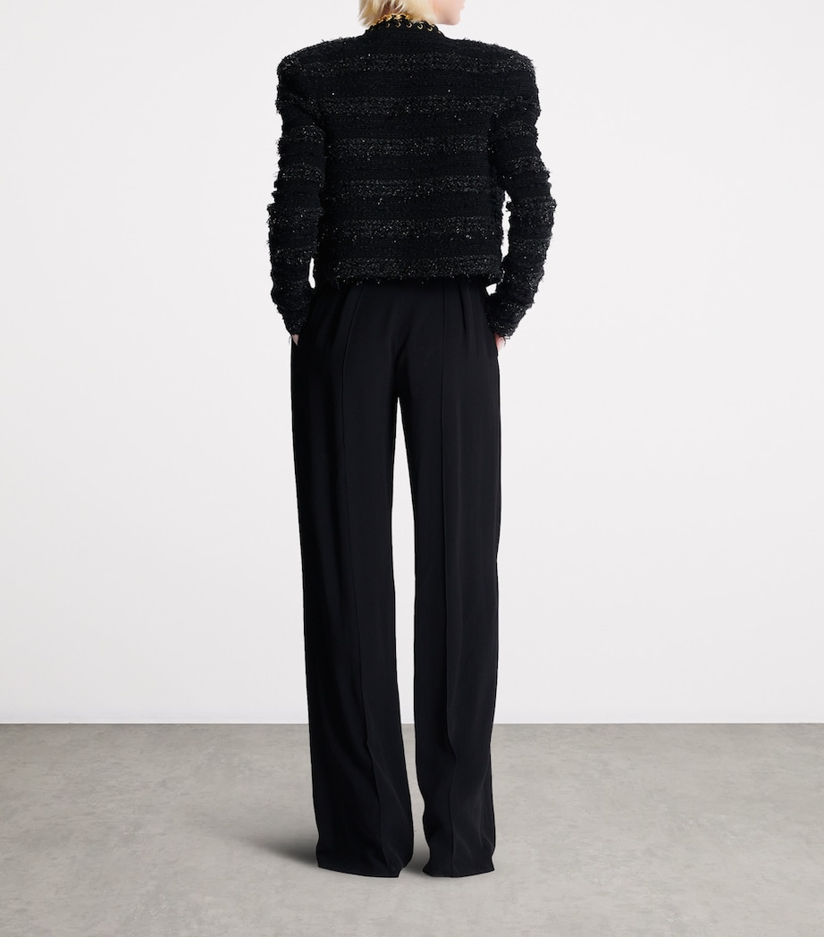 Chain-Detail Jacket EAD NOIR/OR Image 3