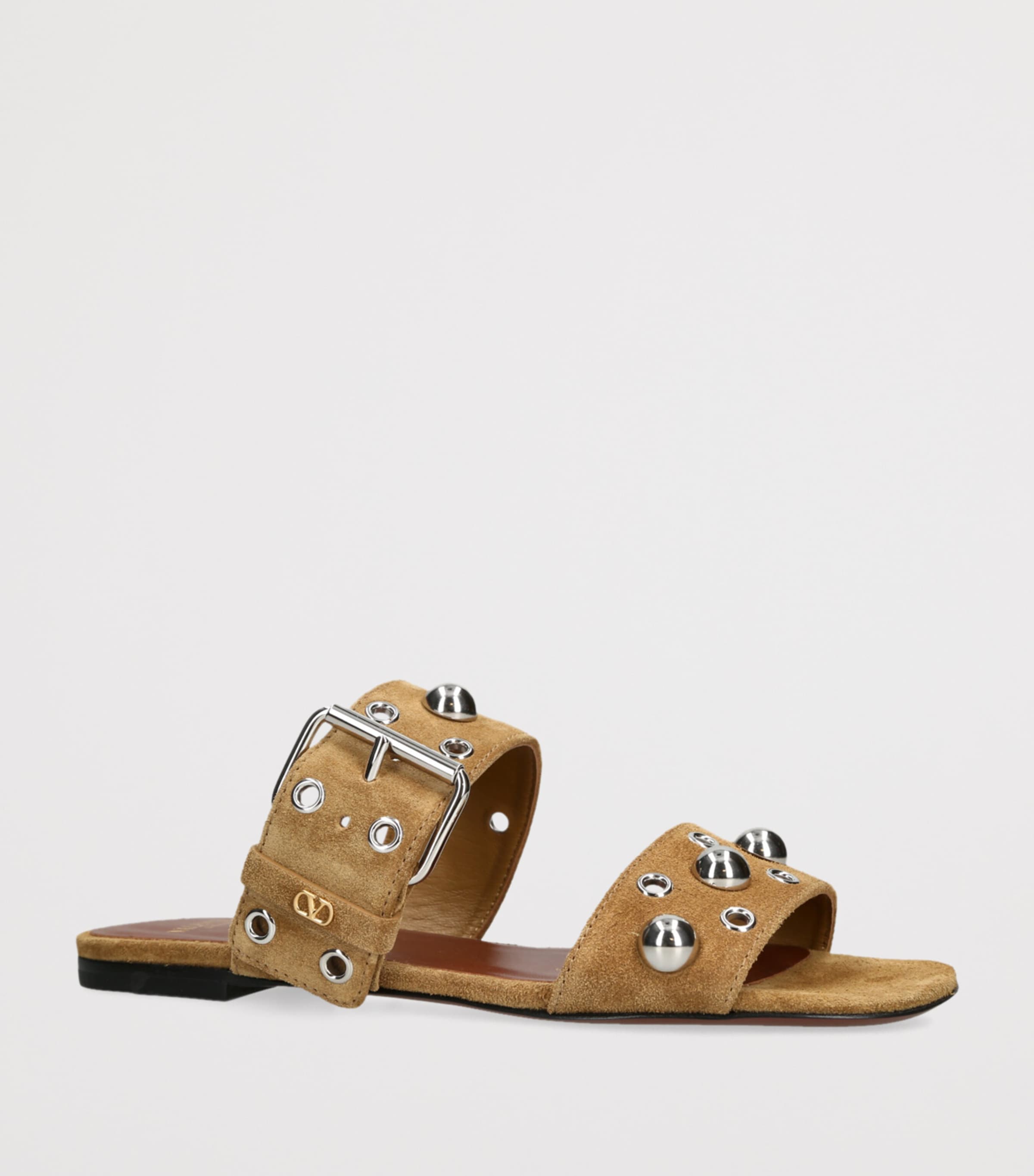 Suede Nellcôte Sandals MID BROWN Image 3