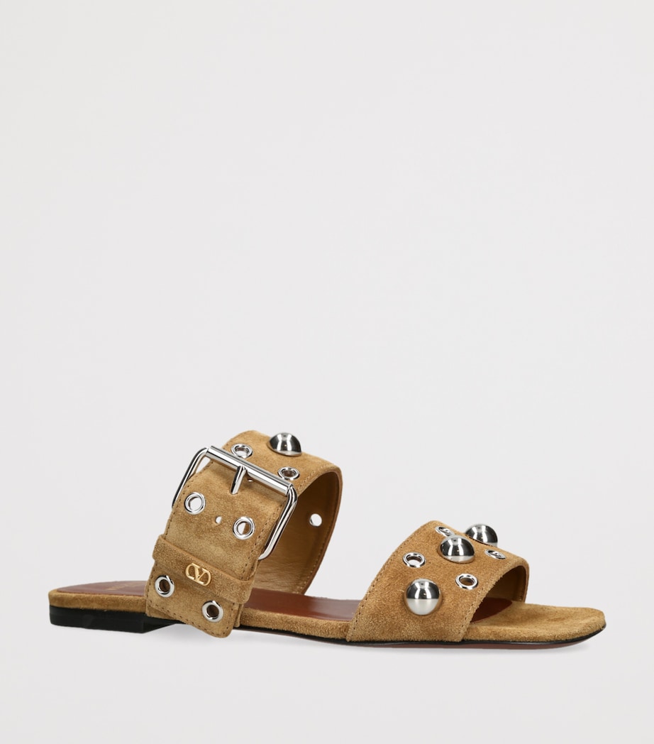 Suede Nellcôte Sandals MID BROWN Image 3