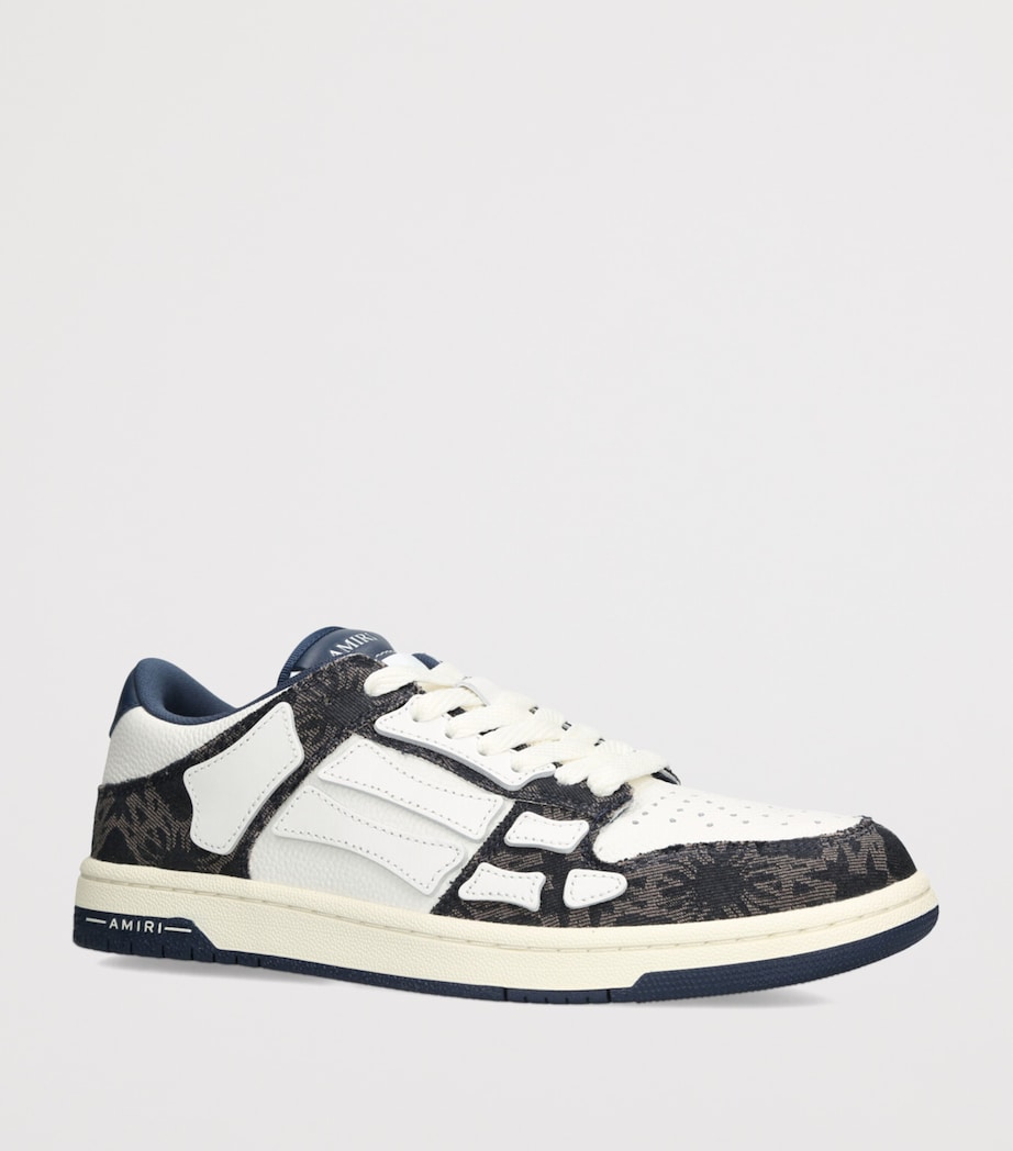 AMIRI Skel Low-Top Sneakers Blk/blue Image 3