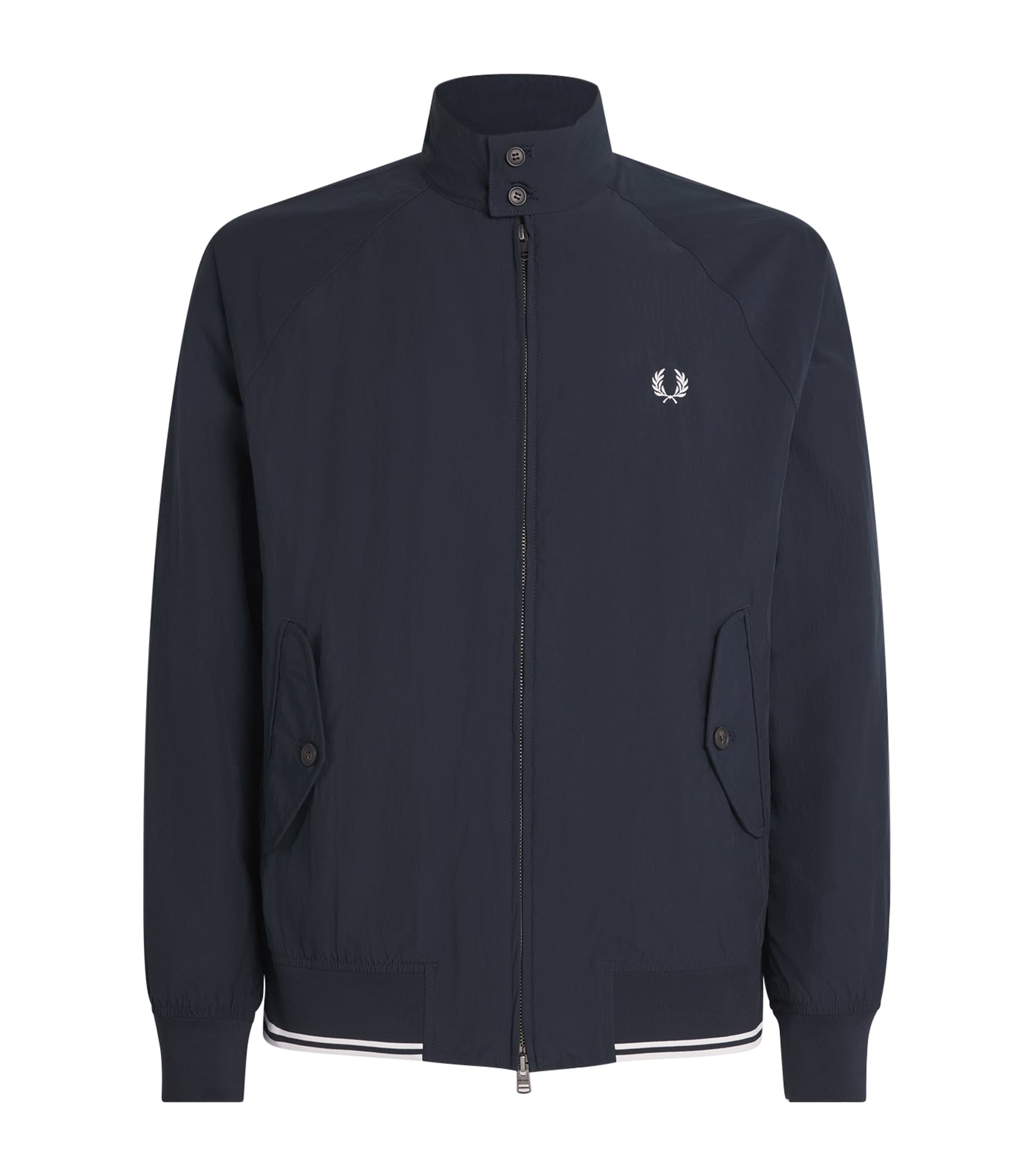 Crinkle Harrington Jacket 608 NAVY Image 1