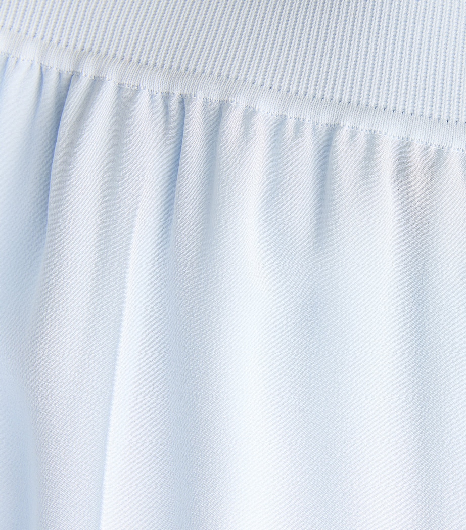 Silk Hulin Wide-Leg Trousers OXFORD BLUE Image 5