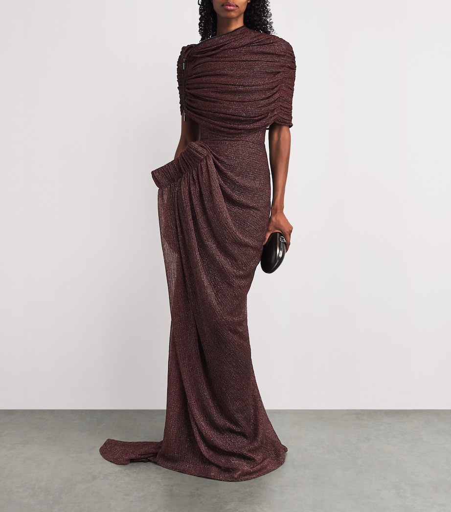 Metallic Annika Cape BLOOD WEB Image 2