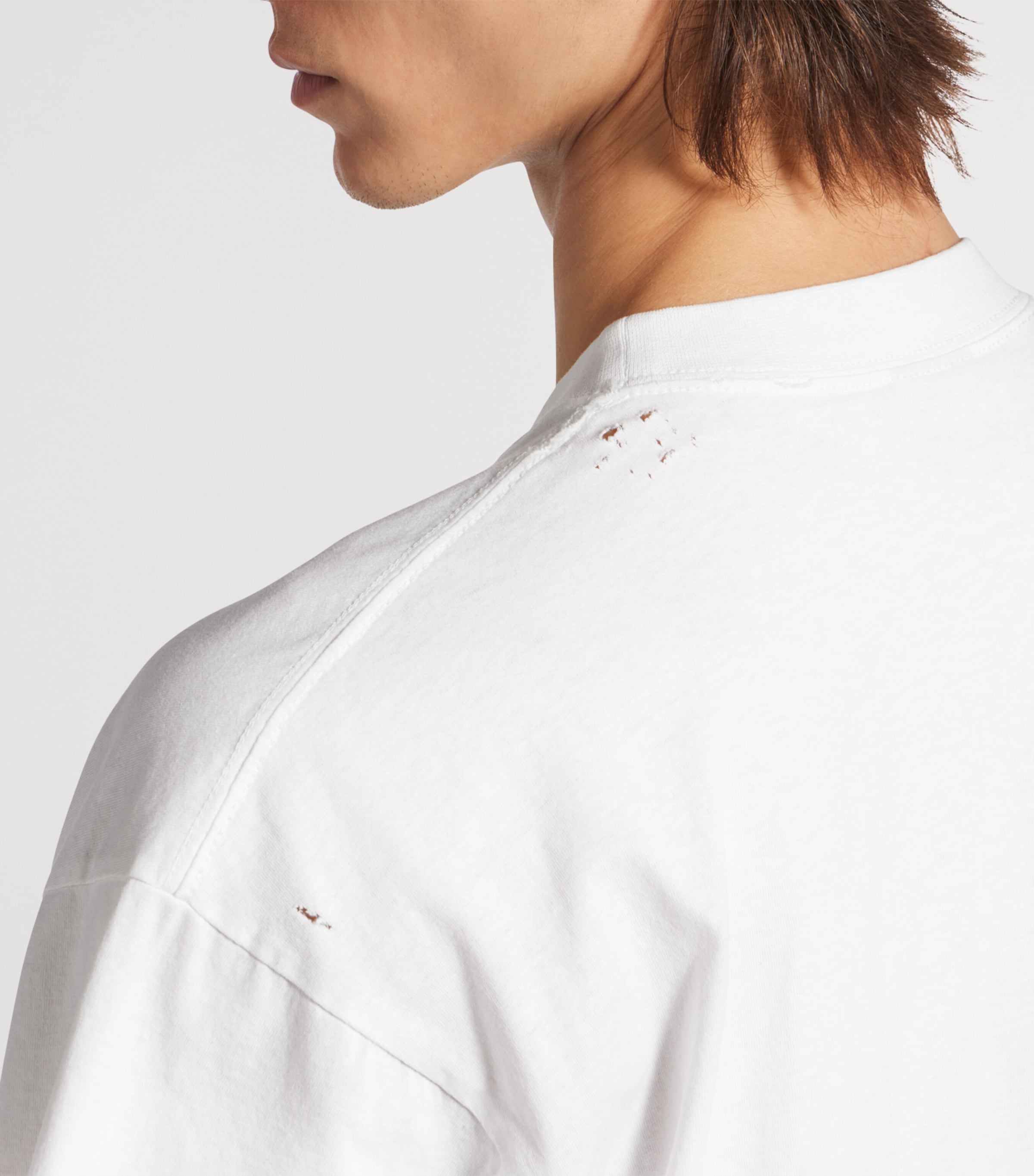 Balenciaga Mens Cotton Messy Spray T-Shirt Image 6