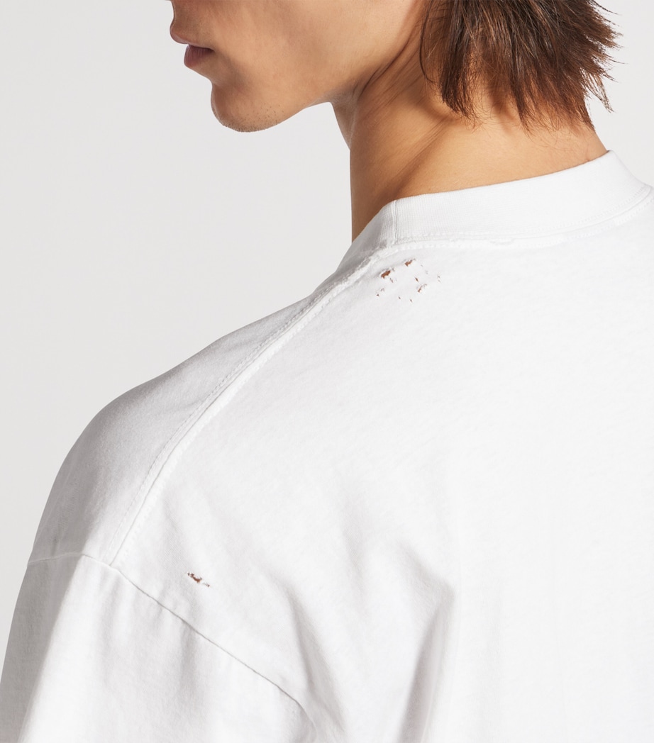 Balenciaga Mens Cotton Messy Spray T-Shirt Image 6