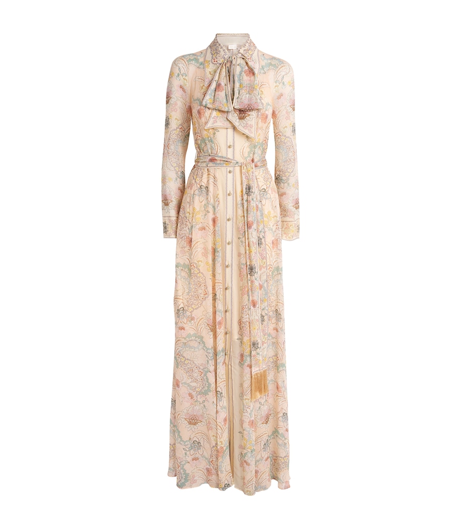 Floral Rebellion Maxi Shirt Dress PIF PINK FLORAL Image 1