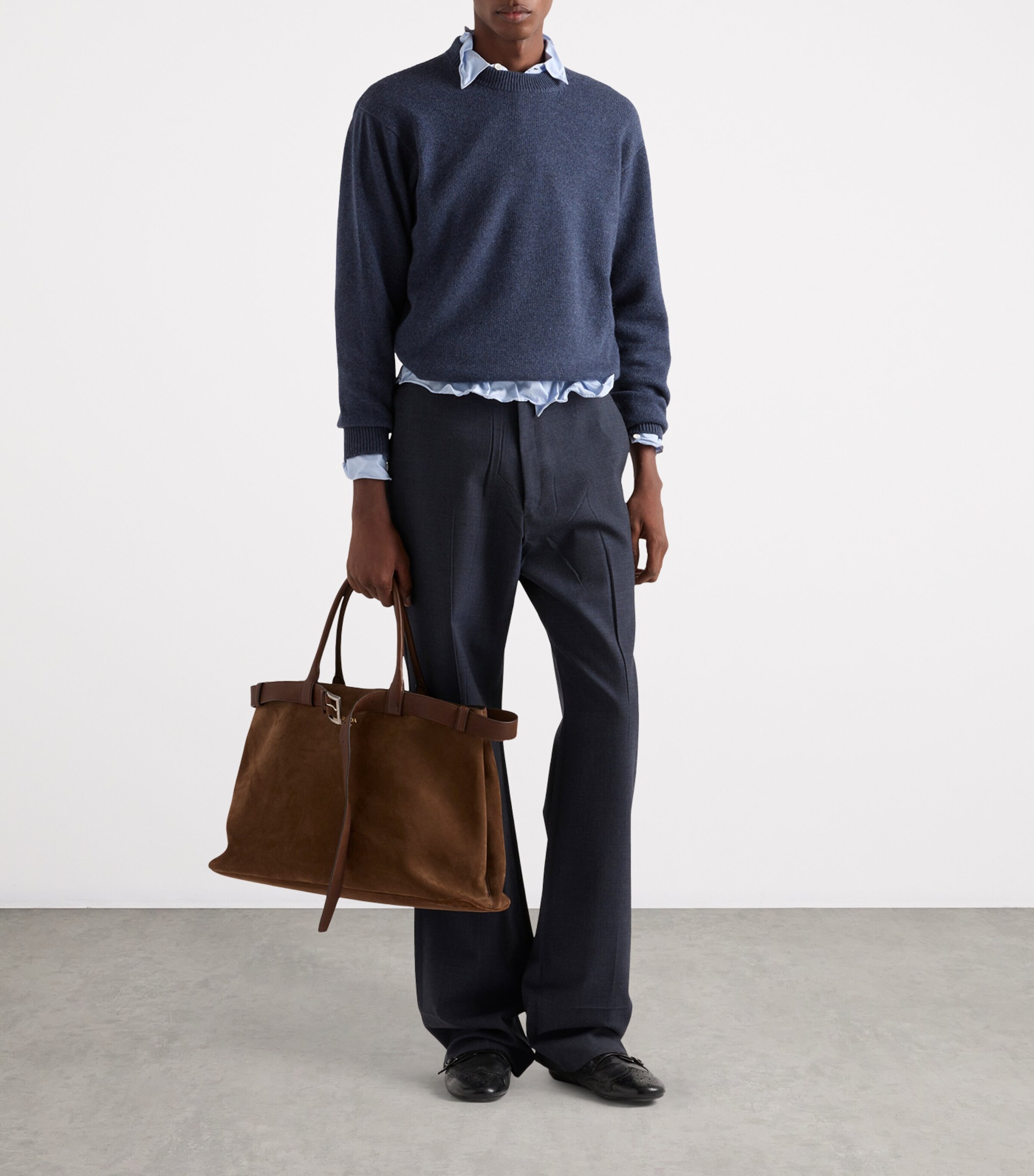 Re-Cashmere Crew-Neck Sweater F0589 Image 2