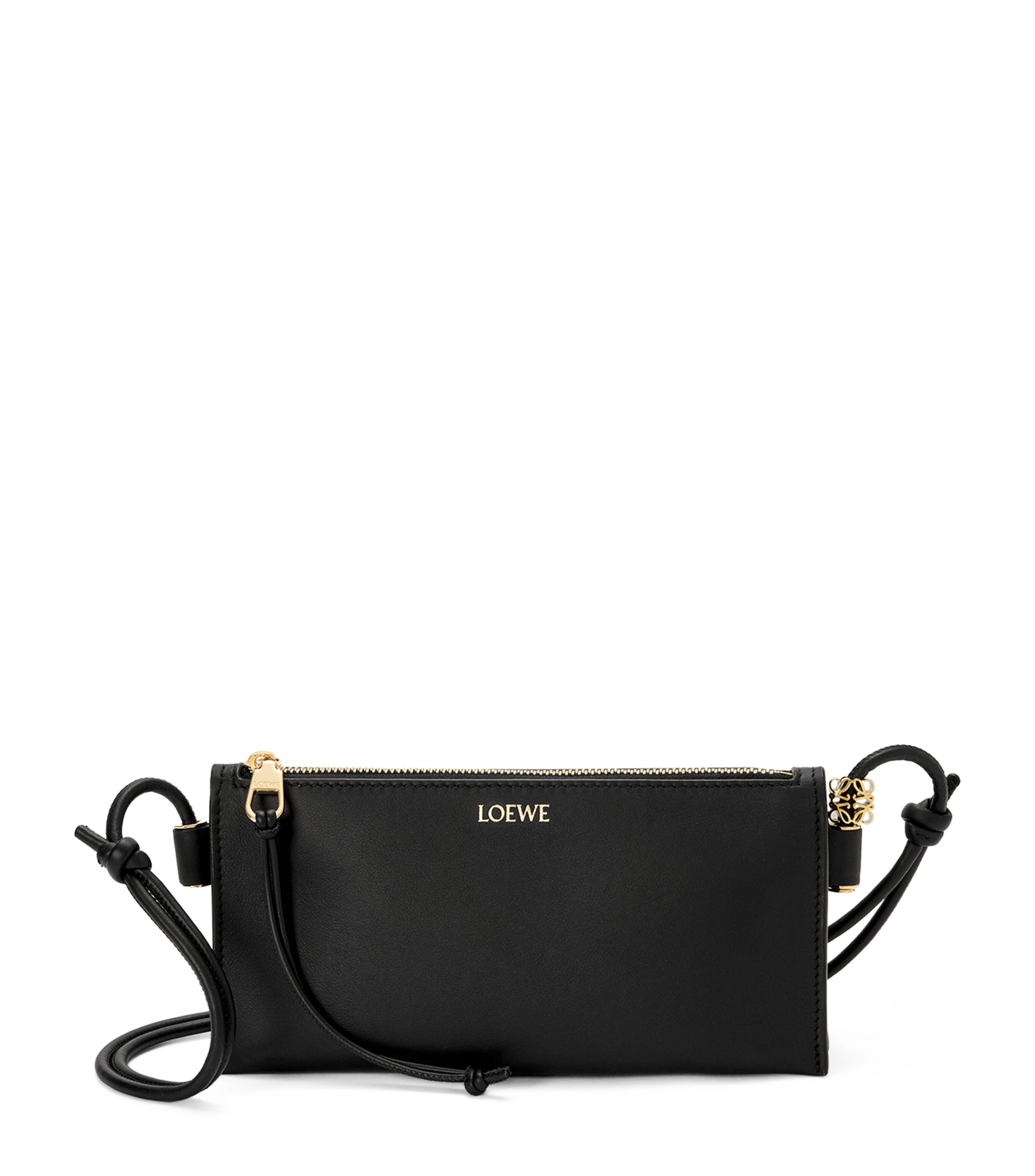Leather Joya Pouch BLACK Image 1