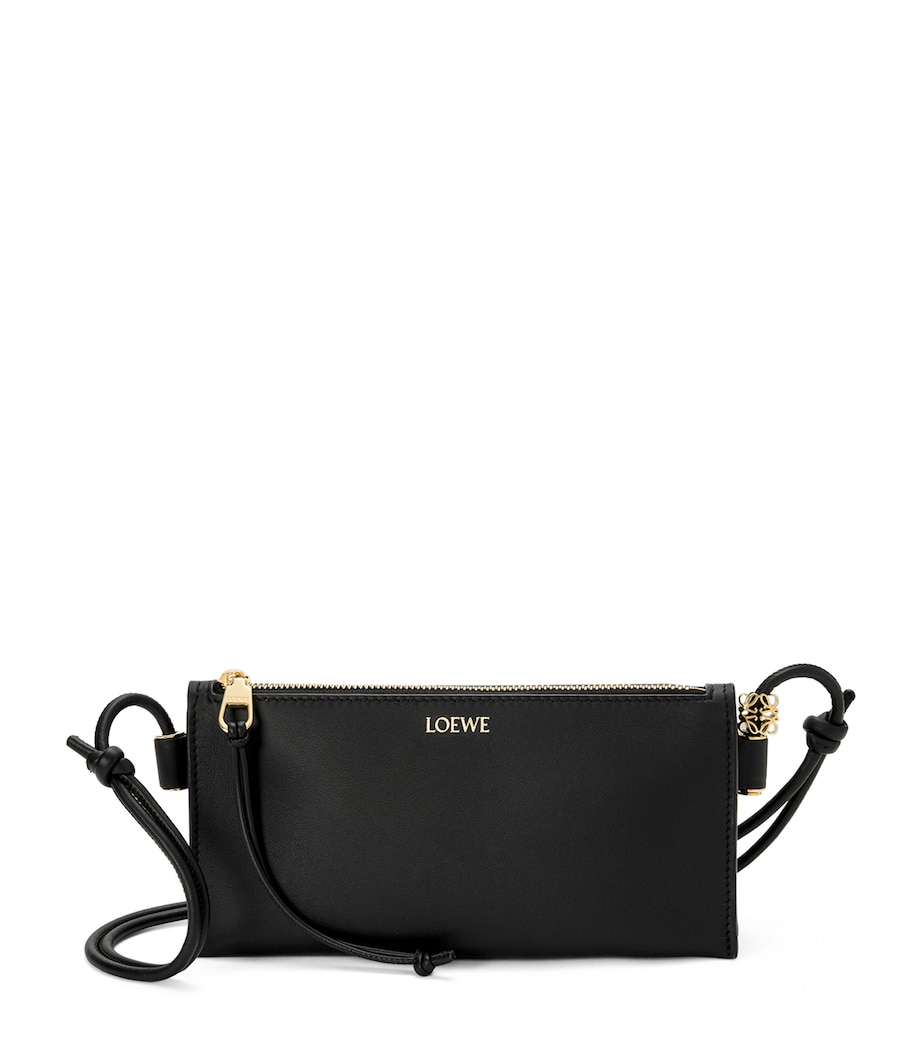 Leather Joya Pouch BLACK Image 1