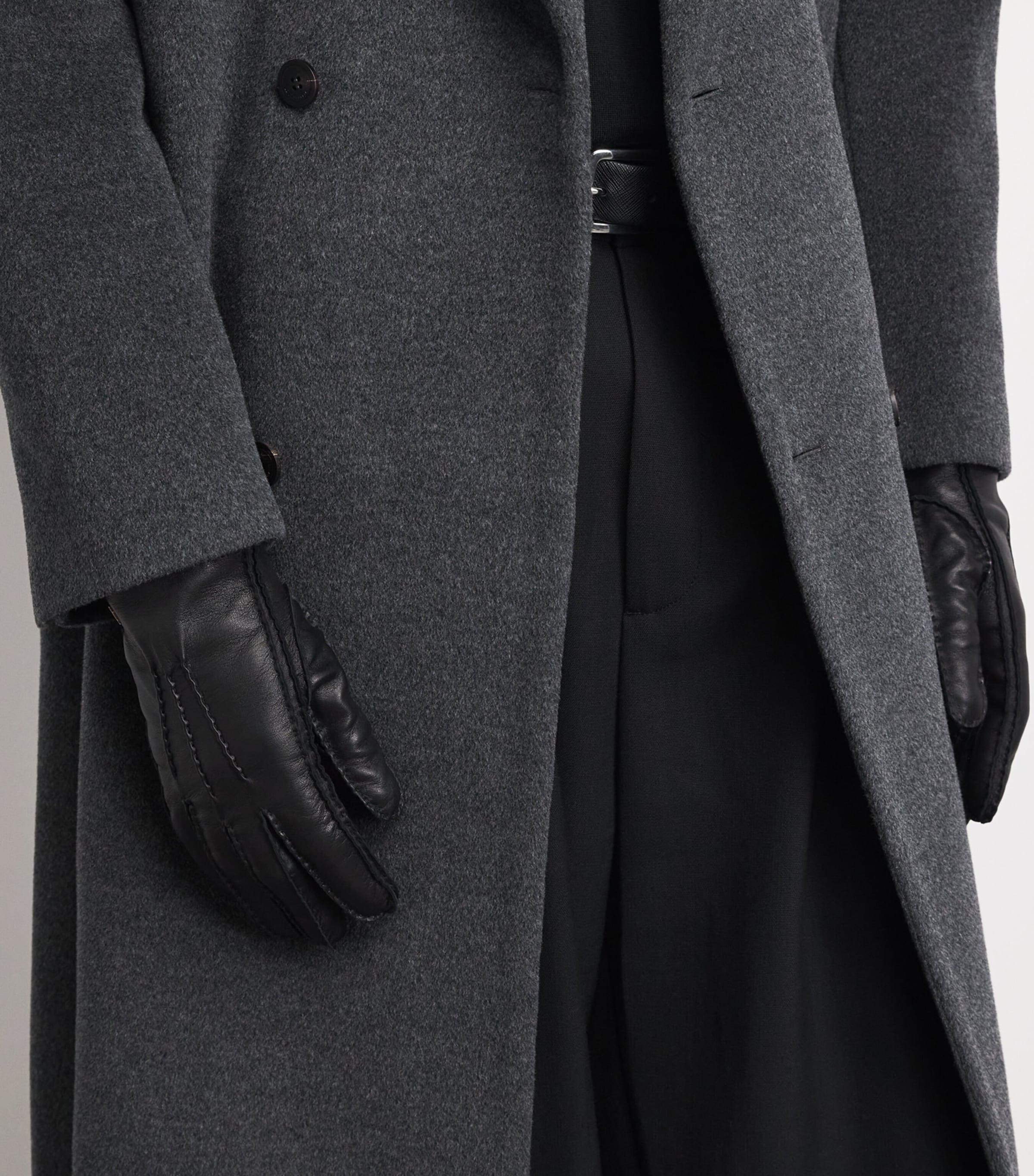 Hamerli Leather Gloves Black Image 2
