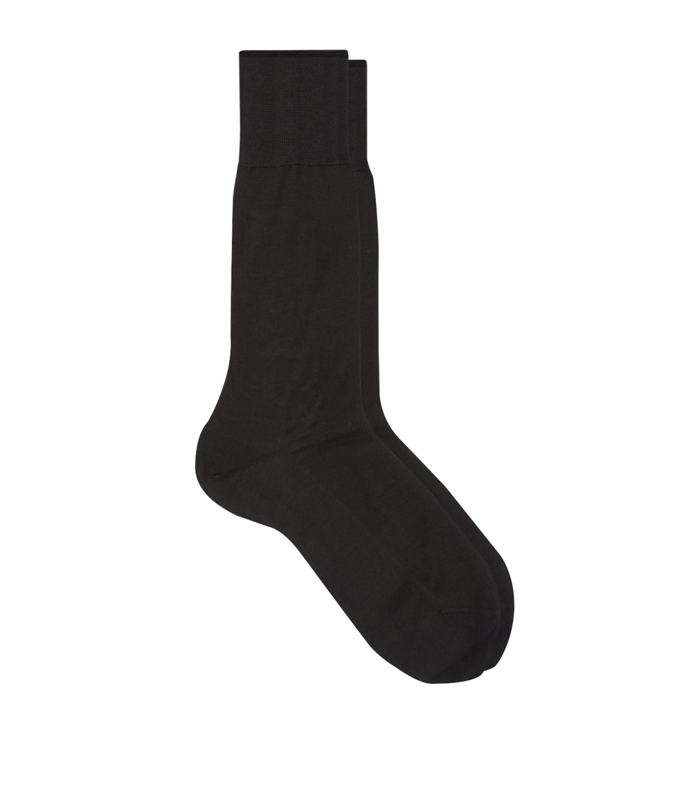 Falke Fil D'ecosse Egyptian Cotton Socks In Brown