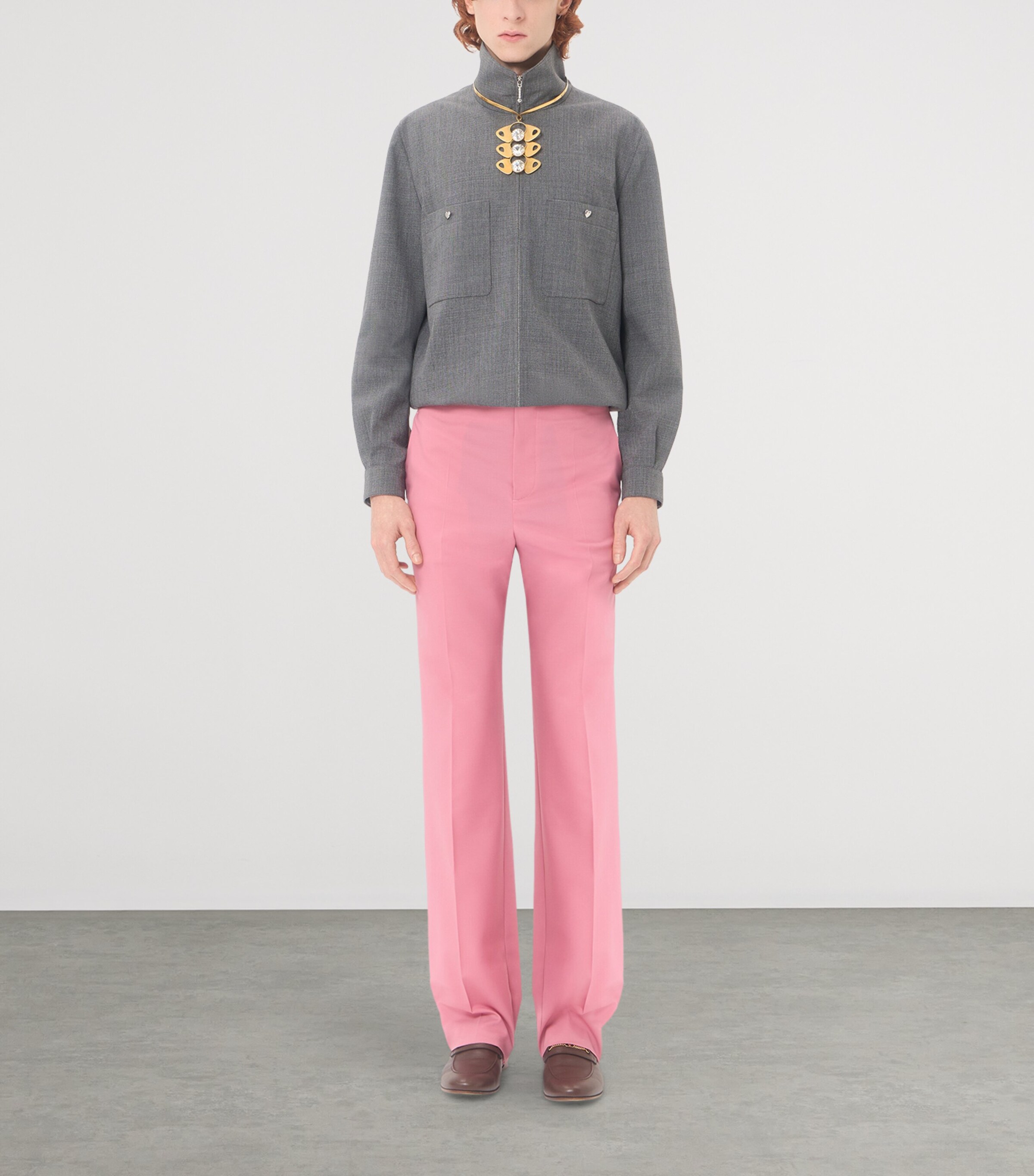 Valentino Garavani Mens Heart Embellished Overshirt Image 5