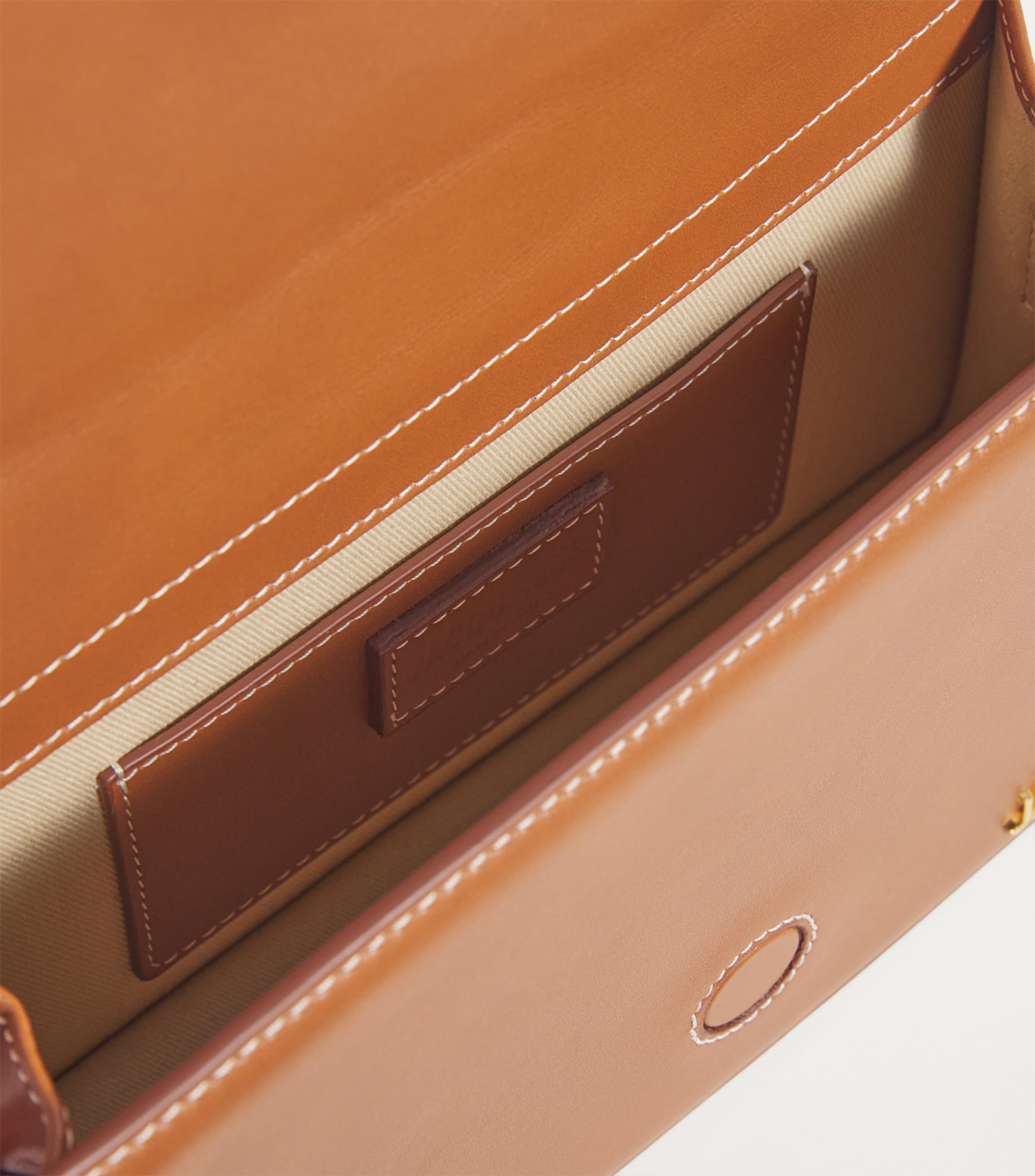 Jacquemus Leather Le Grand Bambino Top-Handle Bag Light Brown Image 4