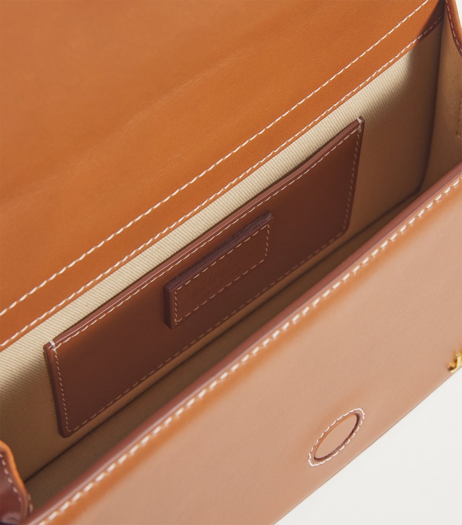 Jacquemus Leather Le Grand Bambino Top-Handle Bag Light Brown Image 4