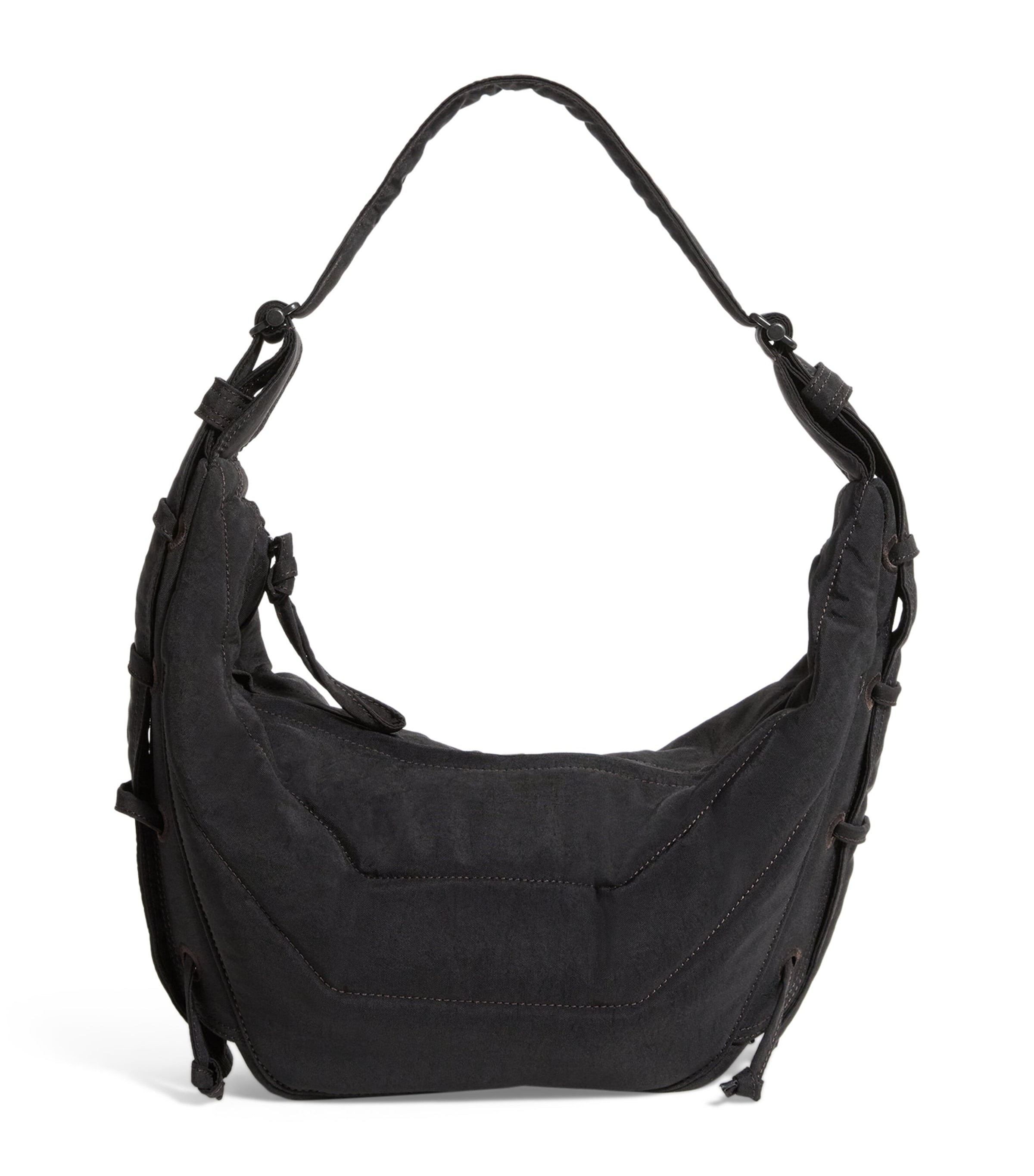 Lemaire Small Water-repellent Nylon Soft Game Shoulder Bag In Brown