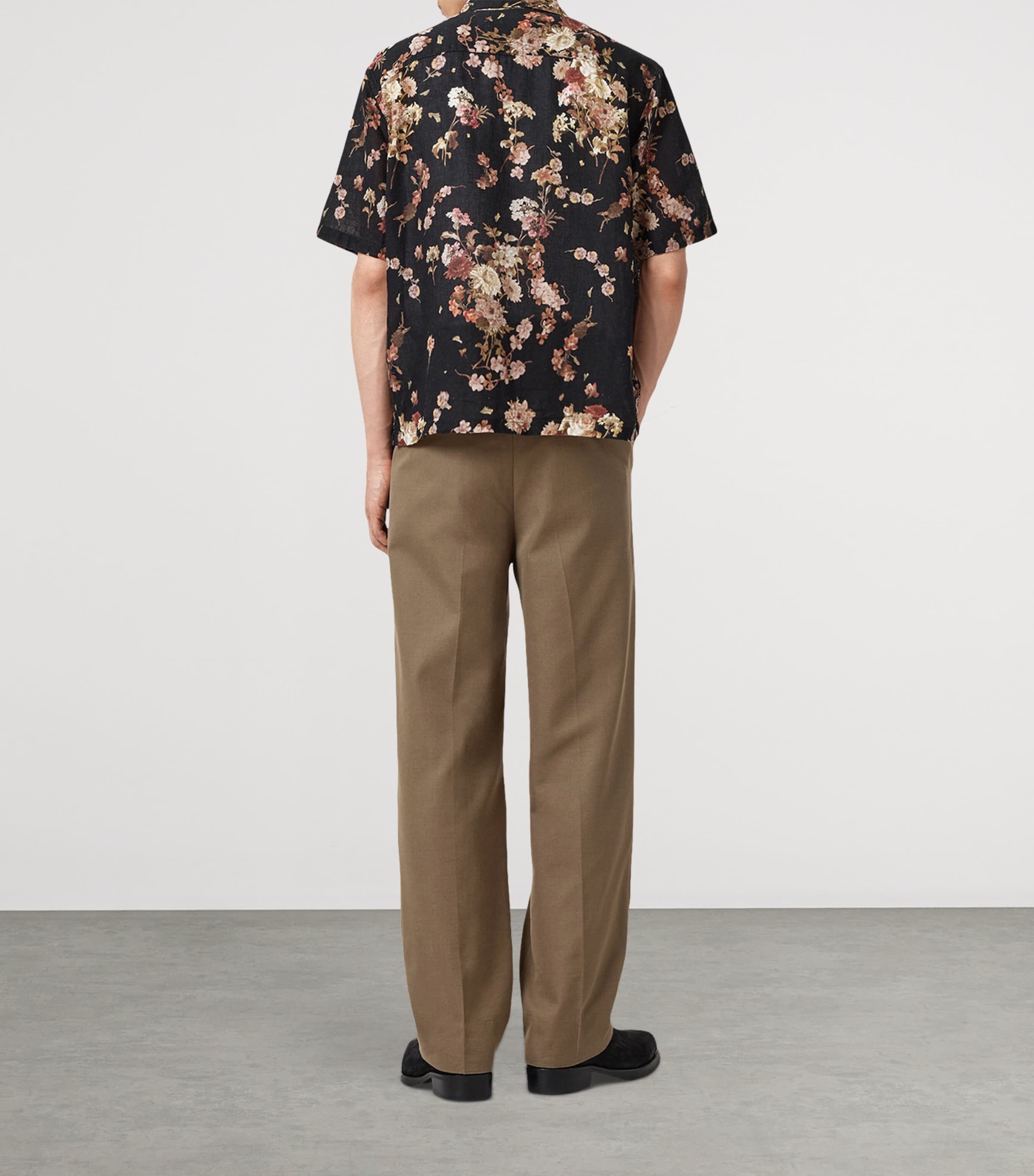 Tallis Straight Tailored Trousers BAKED BROWN Image 3