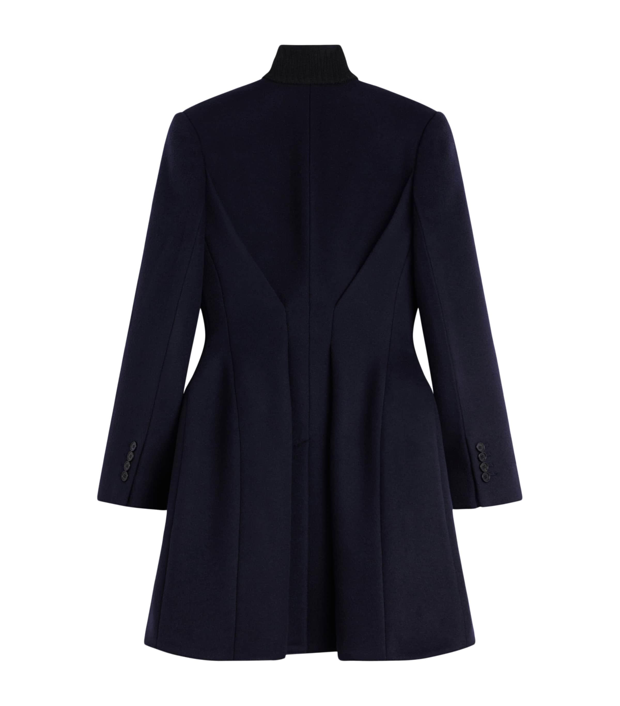 Givenchy Womens Wool-Cashmere Peplum Coat Image 5