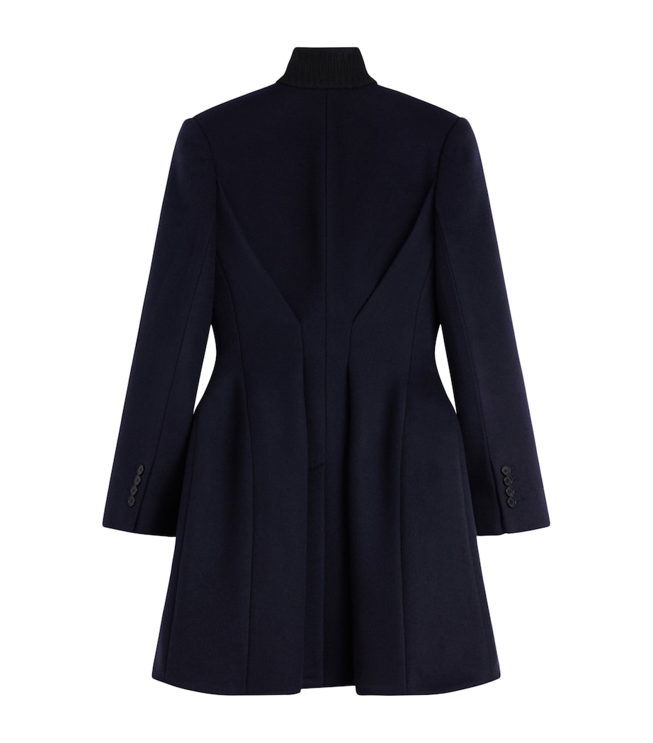 Givenchy Womens Wool-Cashmere Peplum Coat Image 5