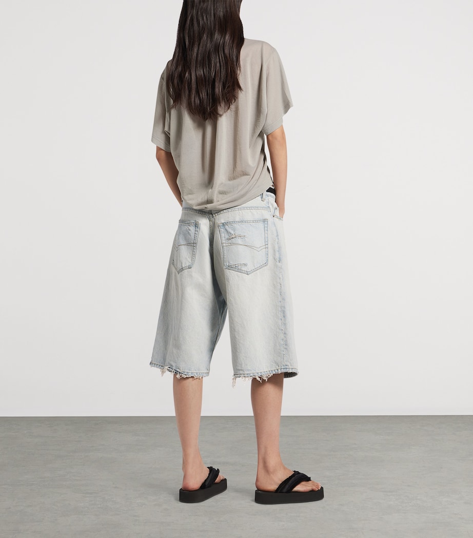 Balenciaga Womens Cotton Transparent T-Shirt Image 3
