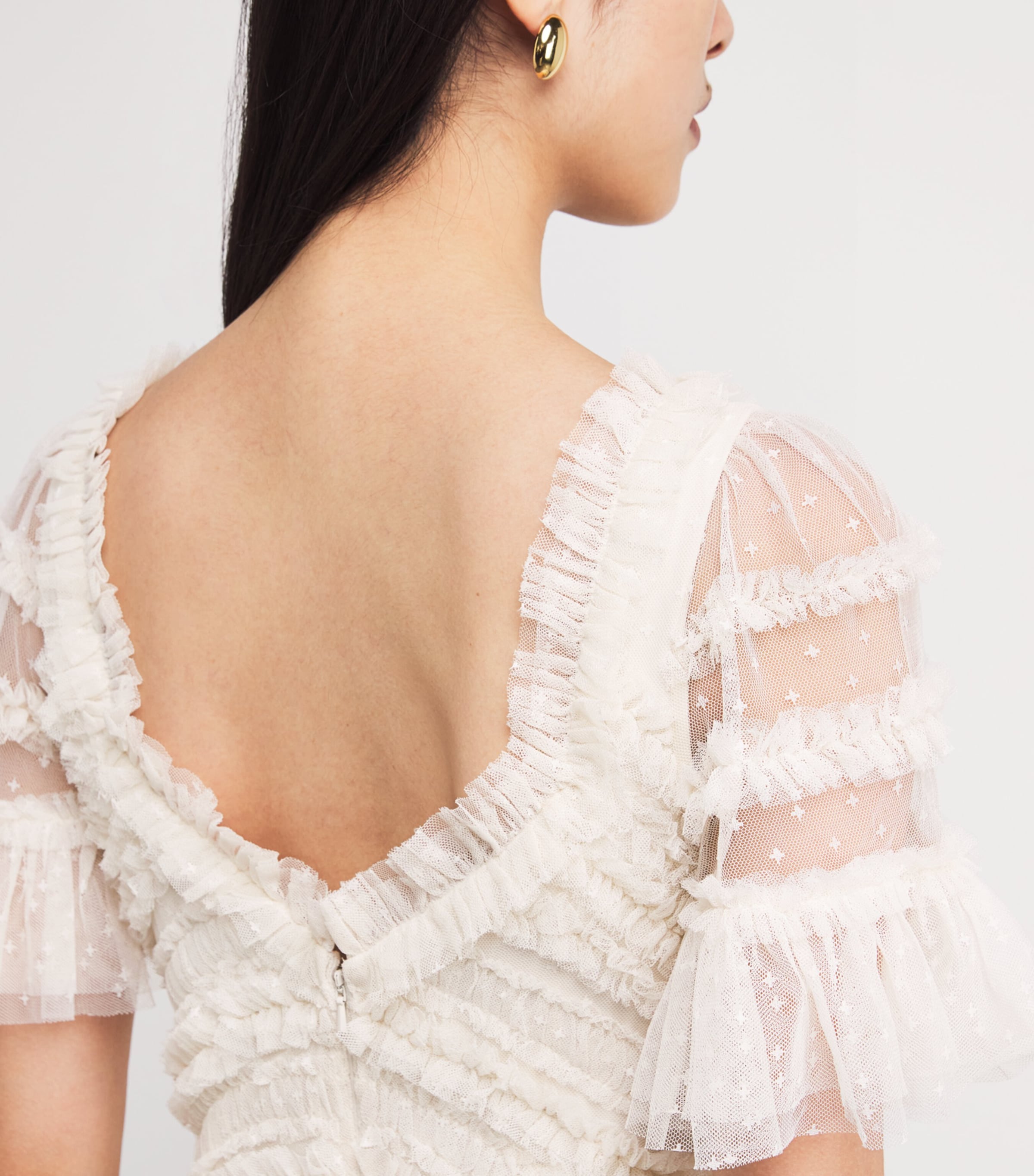 Ruffle Amara Gown CREAM Image 6