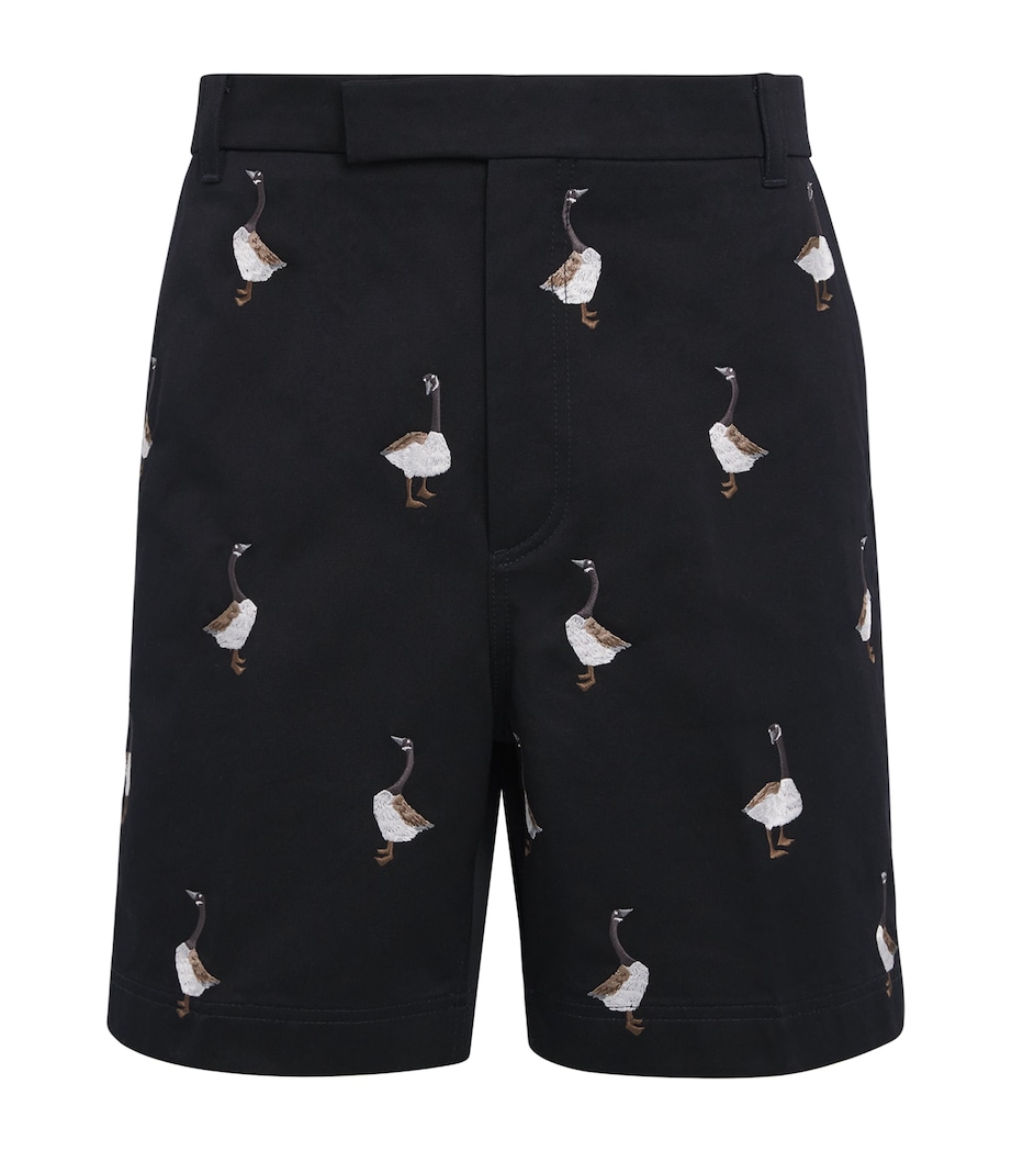 Cotton Utility Chino Shorts NAVY Image 1