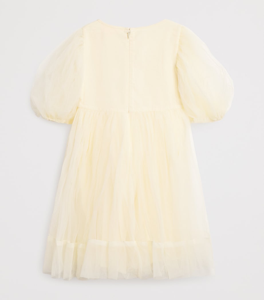 Tulle Embellished Camille Dress (2-11 Years) DAFFODIL Image 2