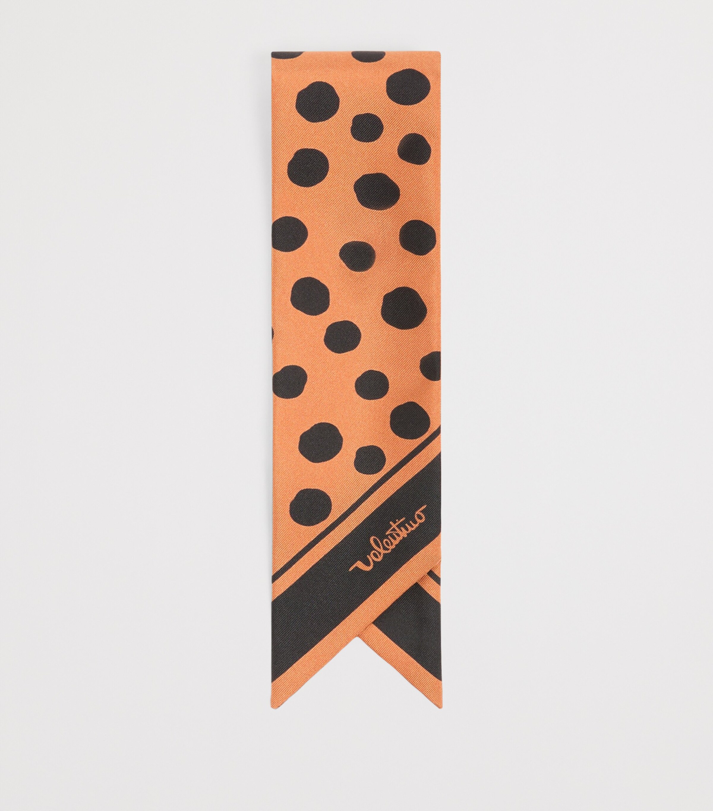 Valentino Garavani Silk Spotted Print Scarf Image 2