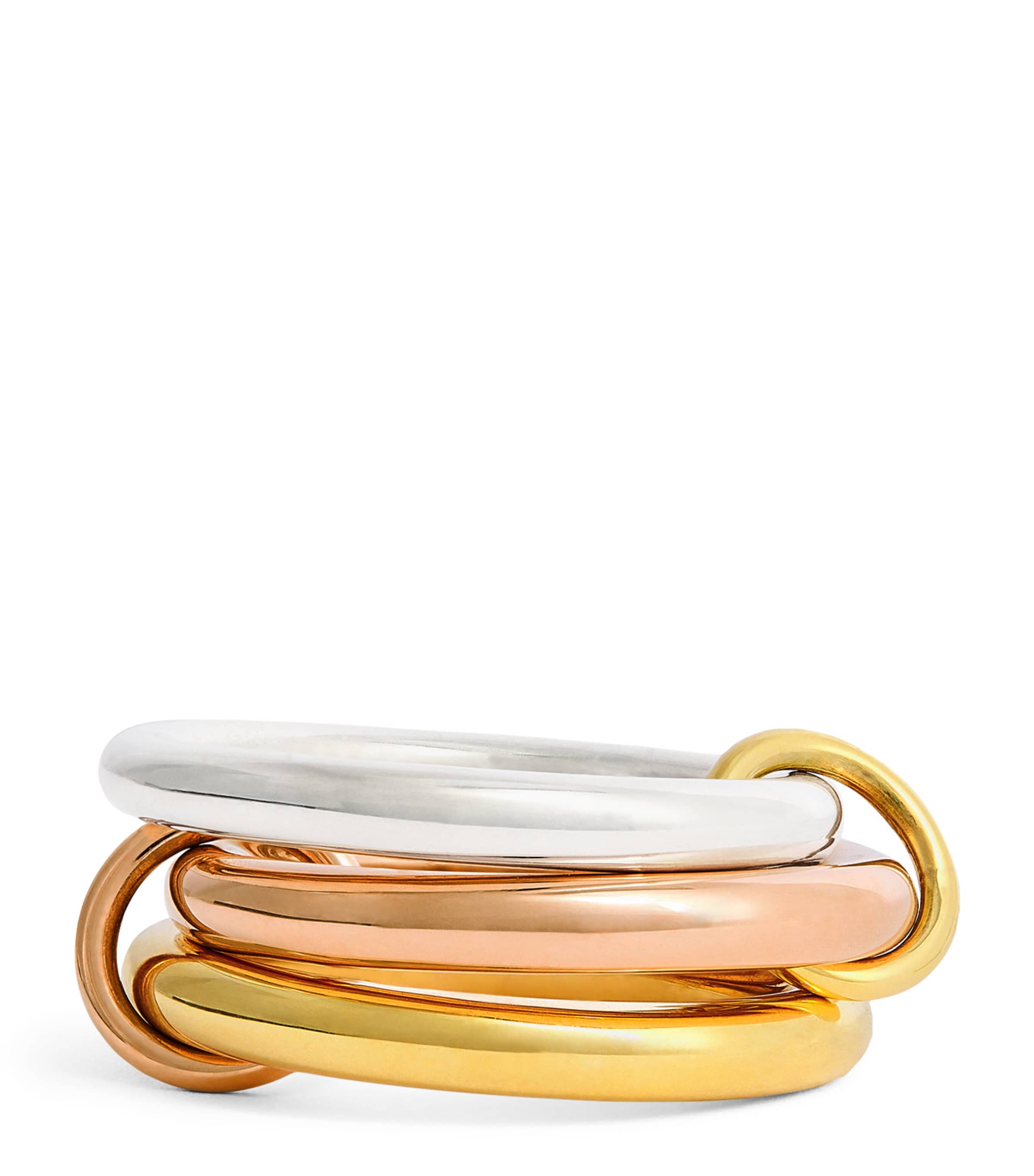 Spinelli Kilcollin Sterling Silver and Mixed Gold Mercury Ring | Fine Jewellery | Fine Rings | Bands | Men Accessories | Jewellery | Rings | Designers | Spinelli Kilcollin