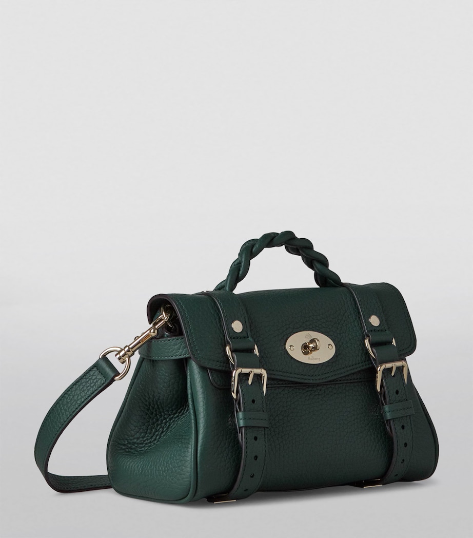 Mini Leather Alexa Cross-Body Bag MULBERRY GREEN Image 3