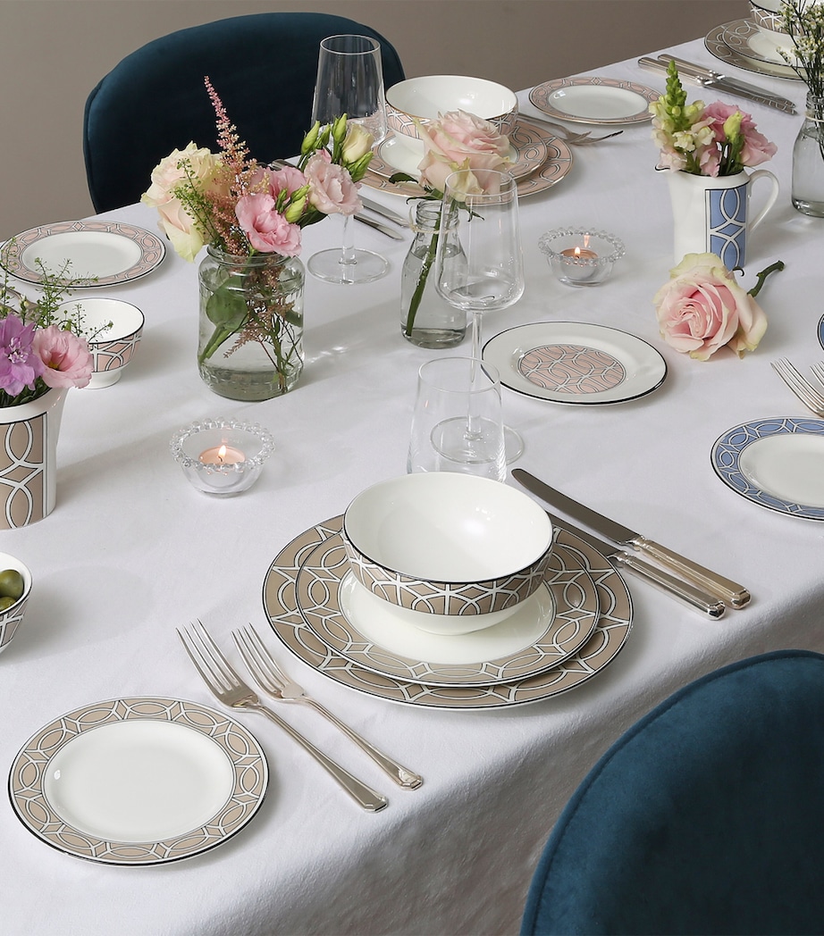 Set of 2 Loop Dinner Plates (26cm) TRUFFLE Image 7