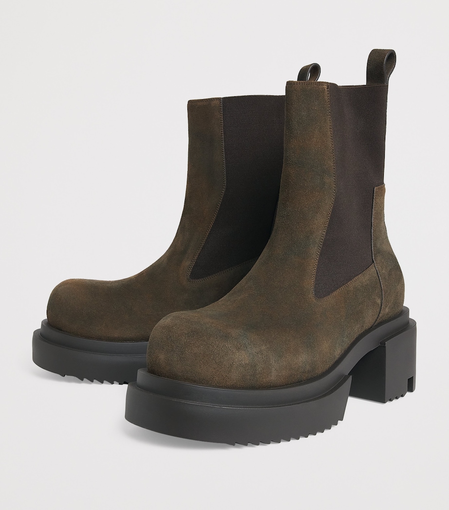 Suede Beatle Bogun Boots INDIGO Image 3