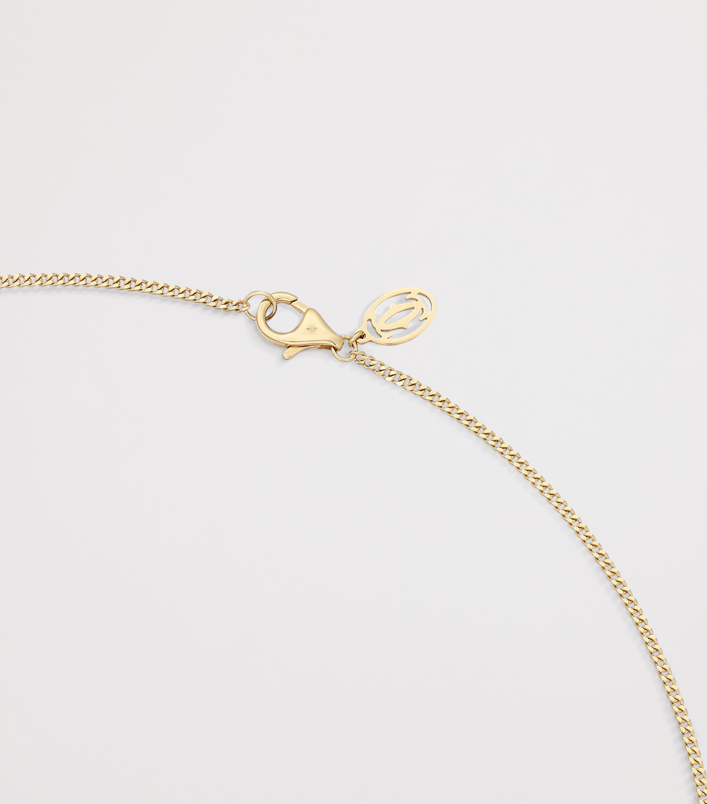 Mixed Gold and Diamond Trinity Cushion Pendant Necklace YLLW/ROSE/WHITE GOLD Image 6