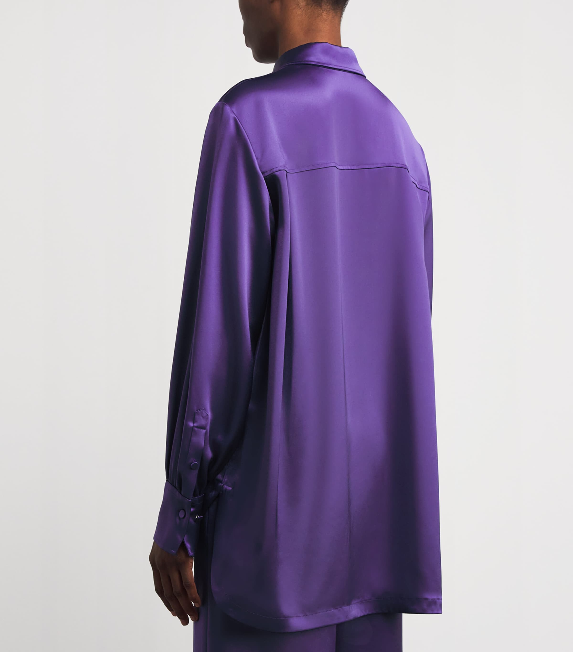 Satin Dieu Blouse VIOLET Image 4