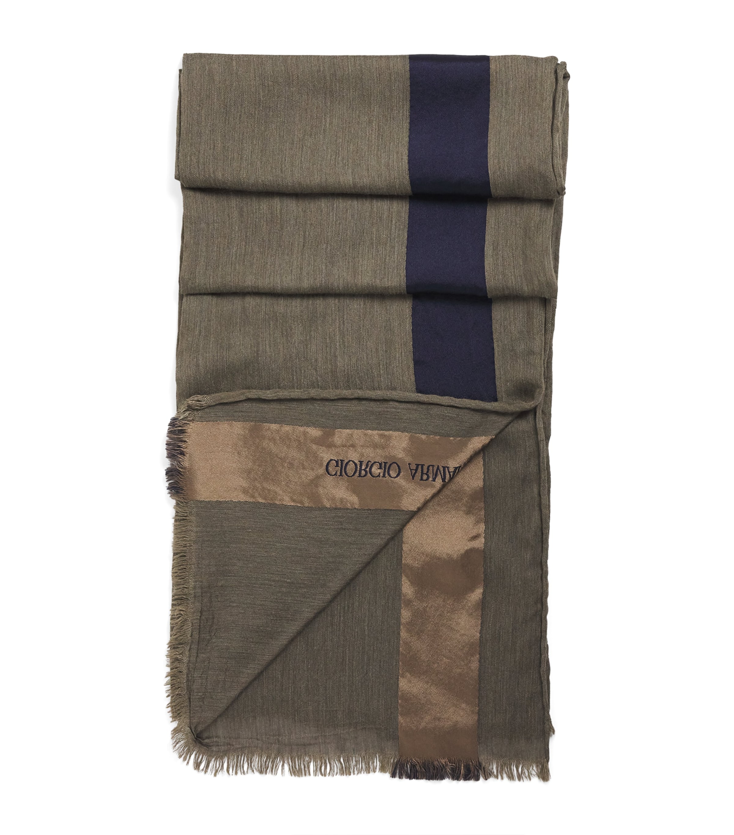 Logo Fringe Stole F7010 Image 1