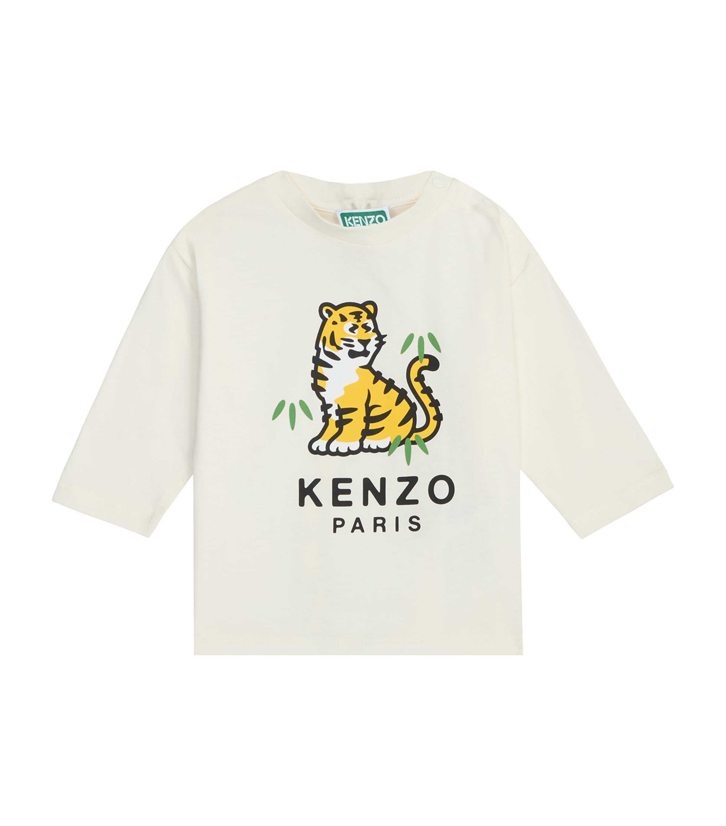 Kenzo Cotton Logo T-shirt In White