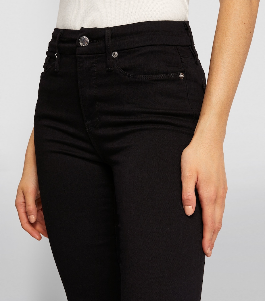 Good American Womens Good Legs Cropped Skinny Jeans Image 6