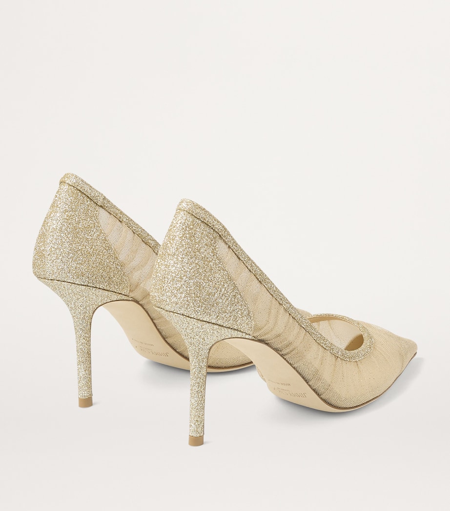 Love  85 Mesh Glitter Pumps GOLD/GOLD Image 3